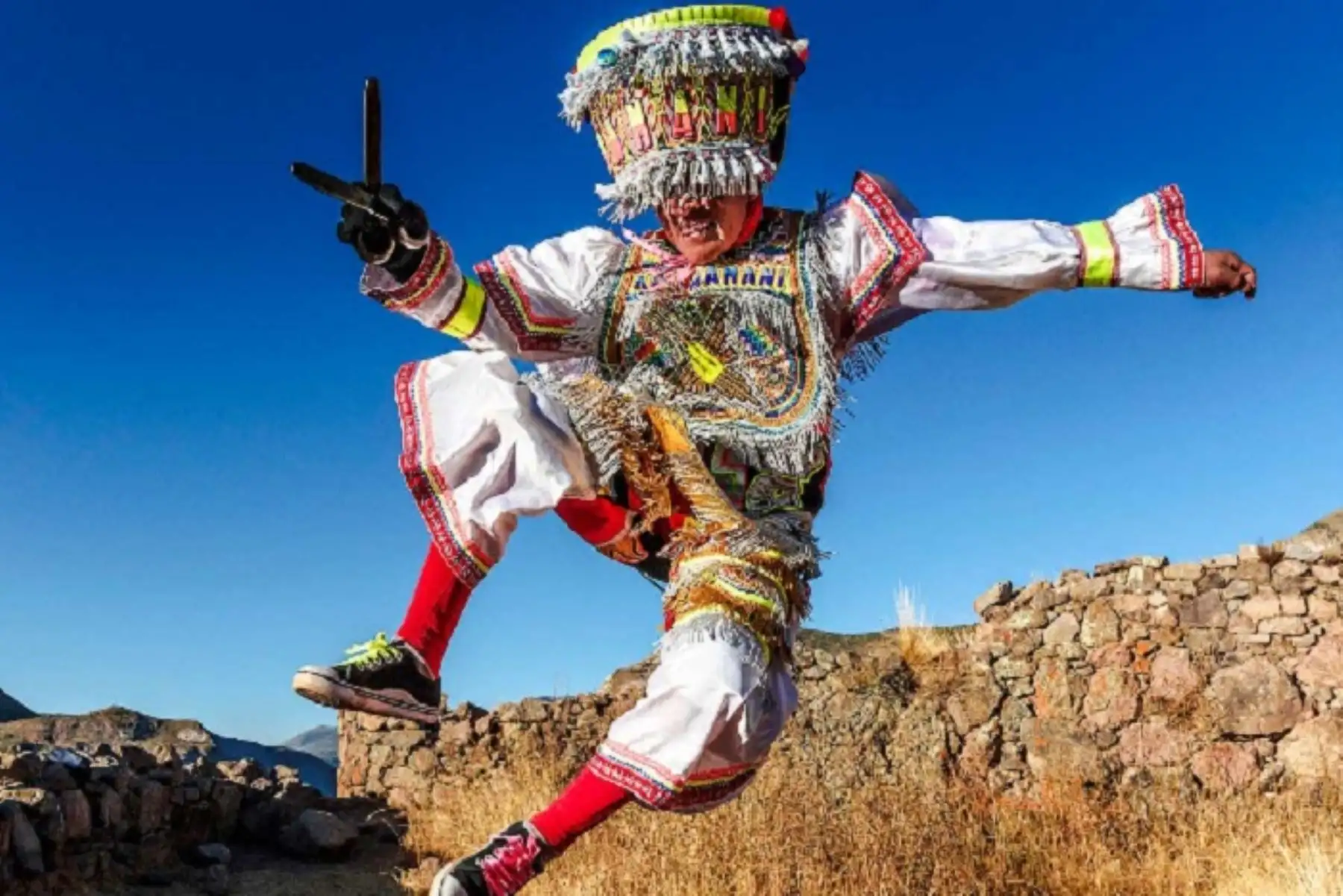 La danza de las tijeras es una de las manifestaciones culturales peruanas declaradas Patrimonio Cultural de la Humanidad. ANDINA/Difusión