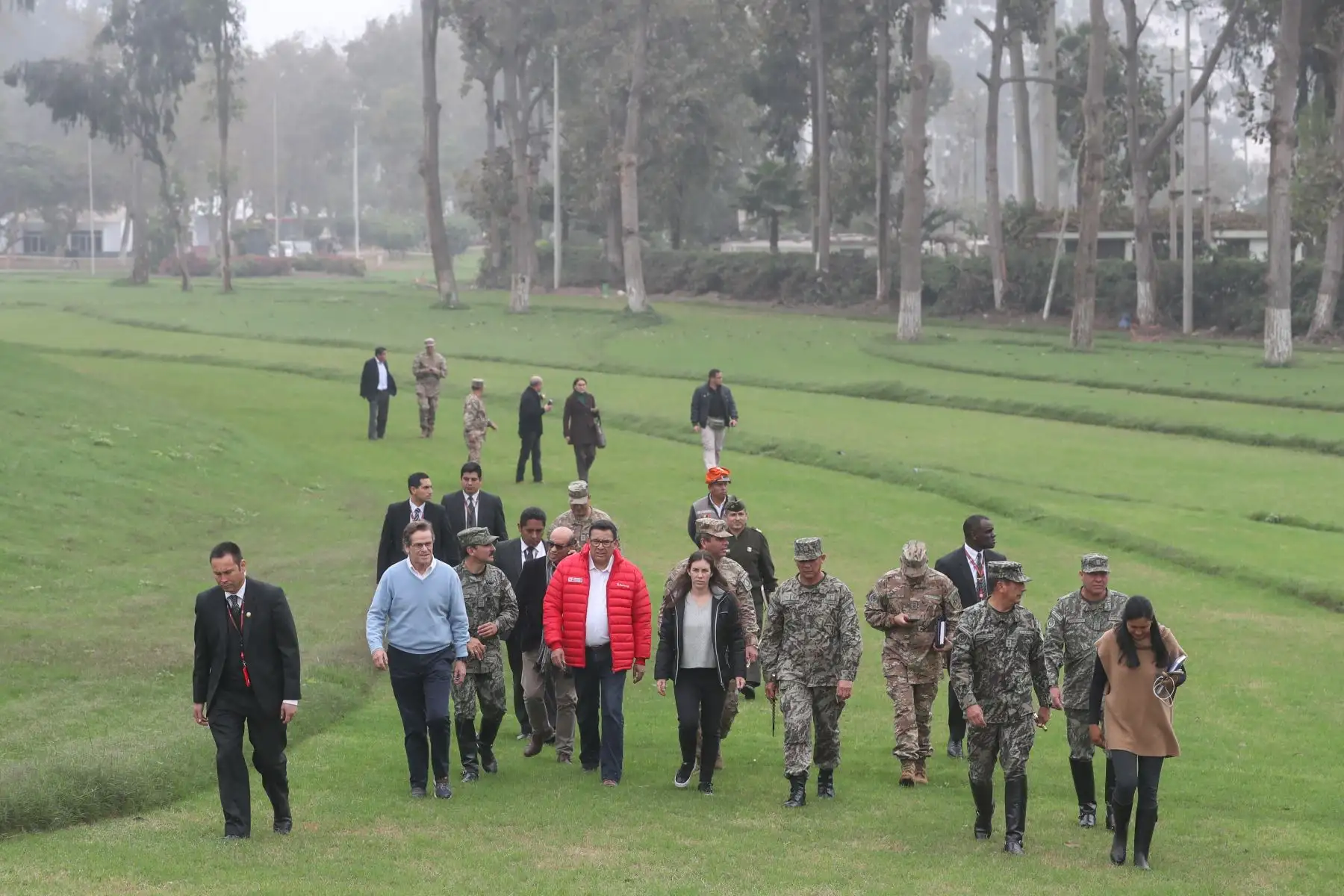 Ministro de Defensa José Huerta visitó escuela de equitación del ejercito, sede de los panamericanos 2019.Foto: ANDINA/MINDEF