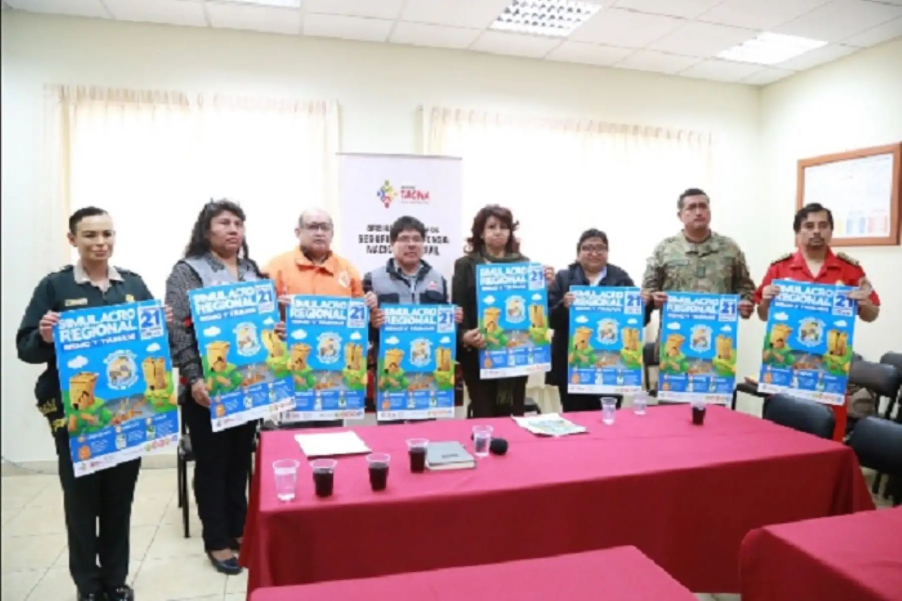 Los tacneños participarán esta tarde en el Simulacro Regional de Sismo y Tsunami, a fin de aplicar las acciones de respuesta ante una emergencia suscitada por la presencia de un sismo de gran magnitud.