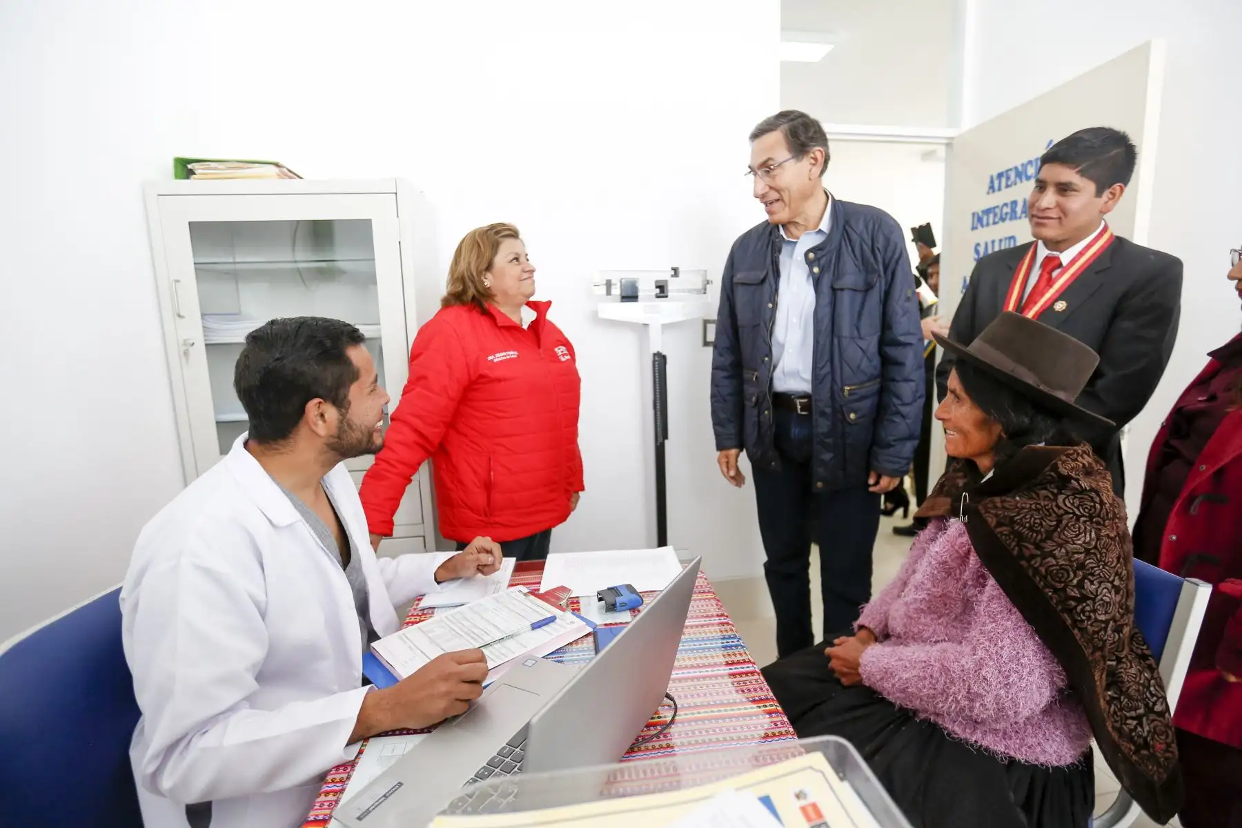 Presidente Martín Vizcarra participó en la inauguración del centro de salud de Paucarbamba, Huancavelica. Foto: ANDINA/Prensa Presidencia