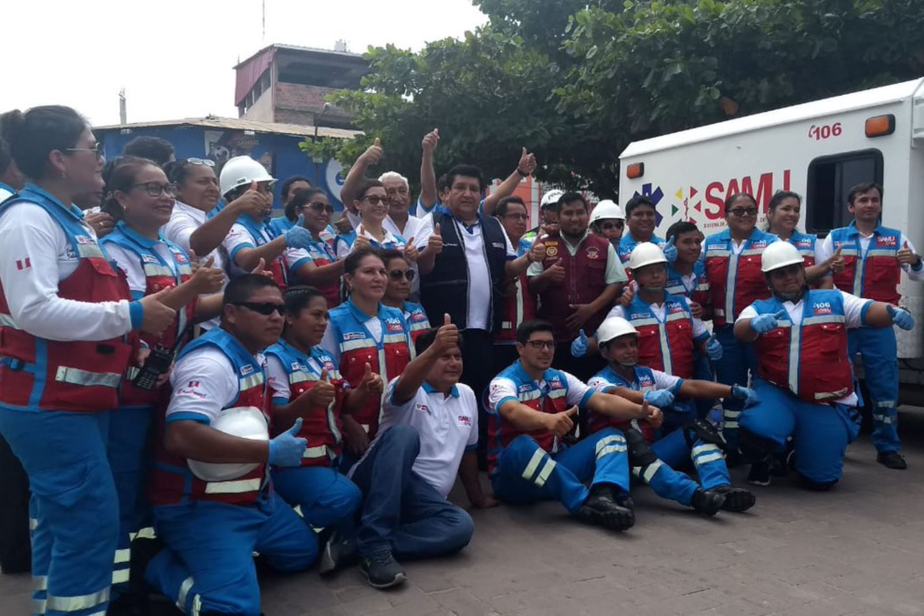 Crece el número de atenciones de los servidores del SAMU en las regiones del Oriente peruano.Foto:  ANDINA/Difusión
