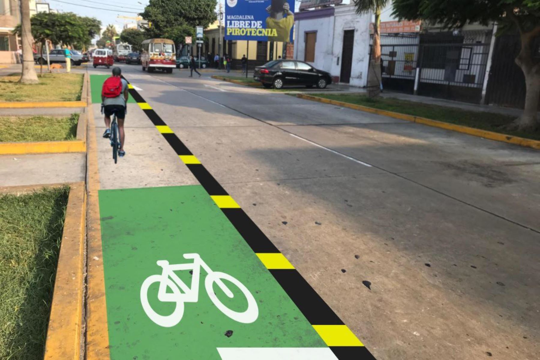 La Contraloría identifica deficiencias en la implementación de ciclovías en la ciudad de Arequipa. ANDINA/Archivo