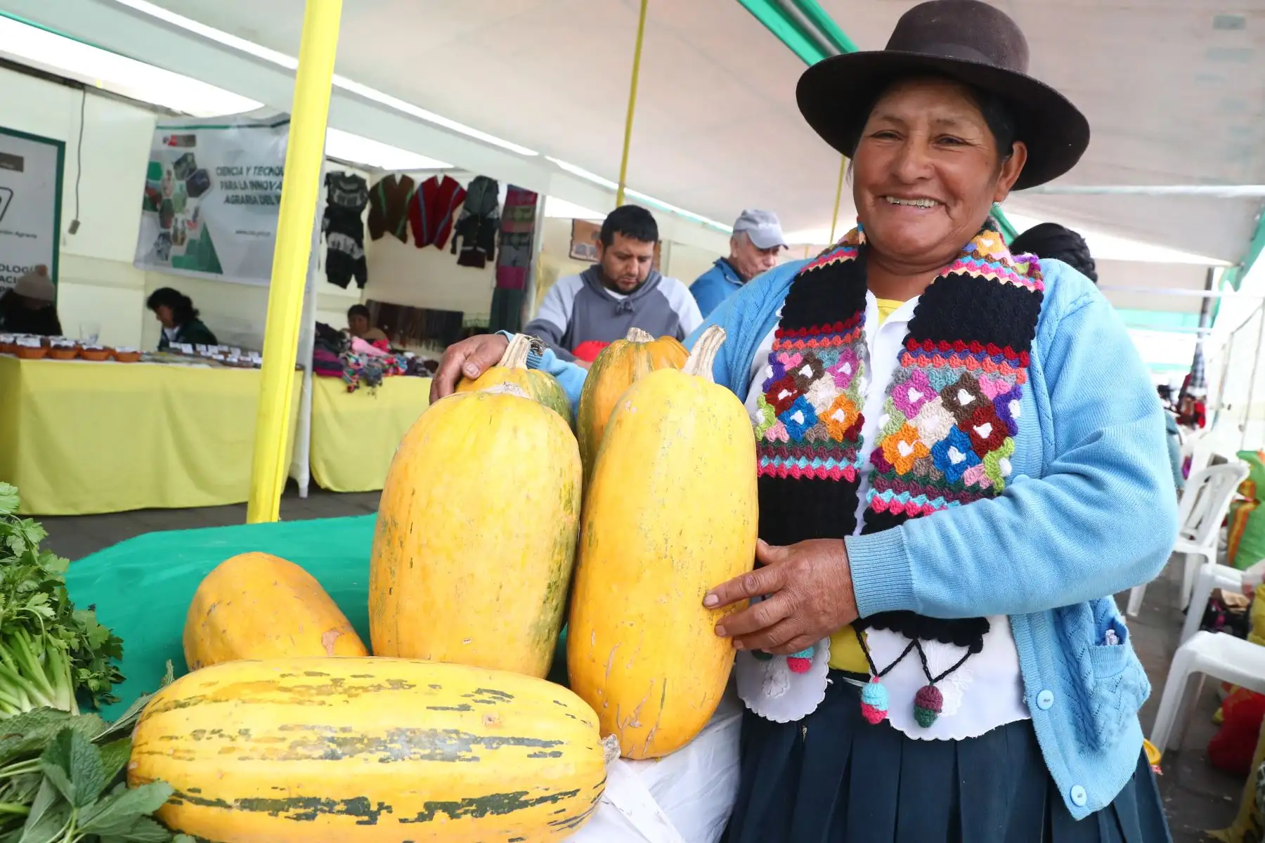 Ministerios de Agricultura y del Ambiente organizan el Festival Nacional de la Biodiversidad donde participan  productores de varias zonas del país, con más de 500 variedades de papas, así como semillas, frutos, ajíes, etc.