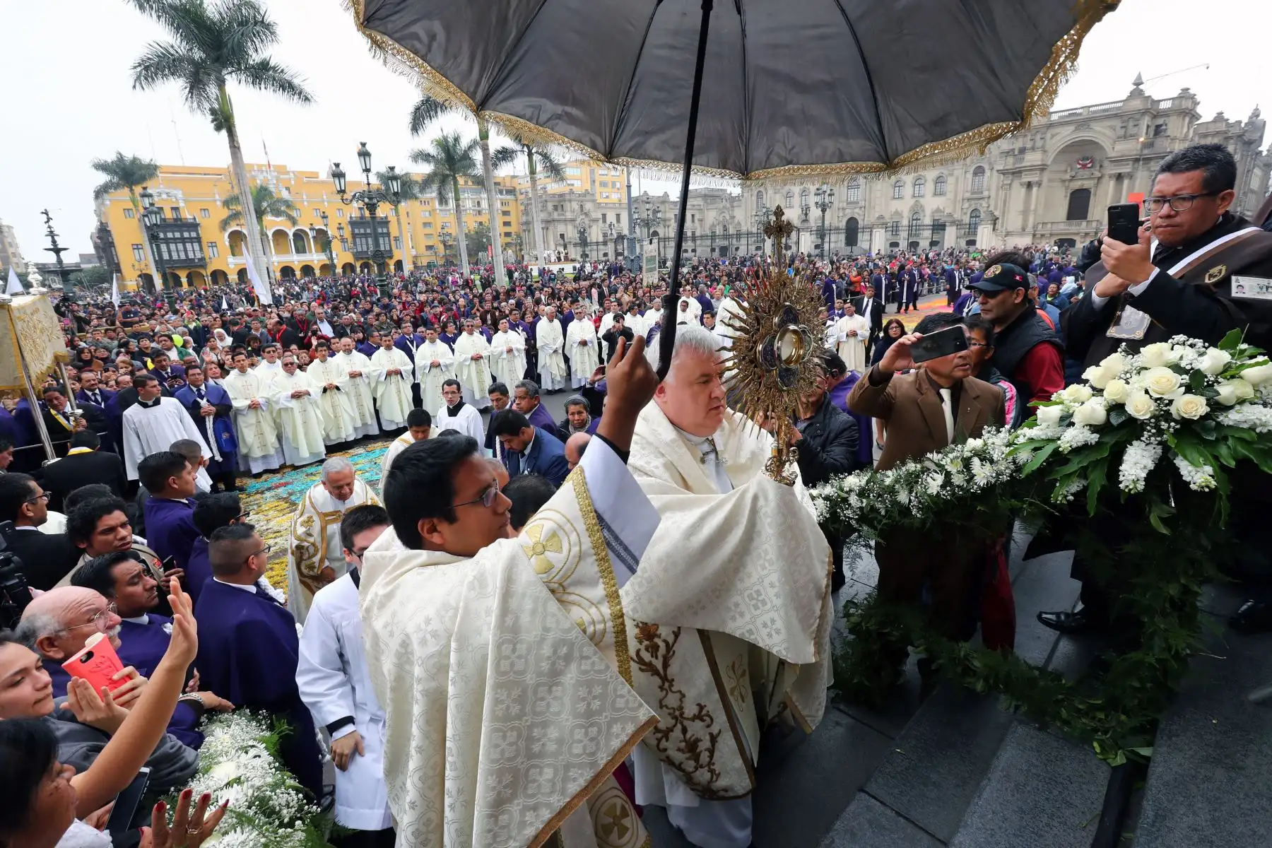 El Arzobispado de Lima realizo la Solemnidad  del Corpus Christi 2019 .Foto: ANDINA/Norman Córdova