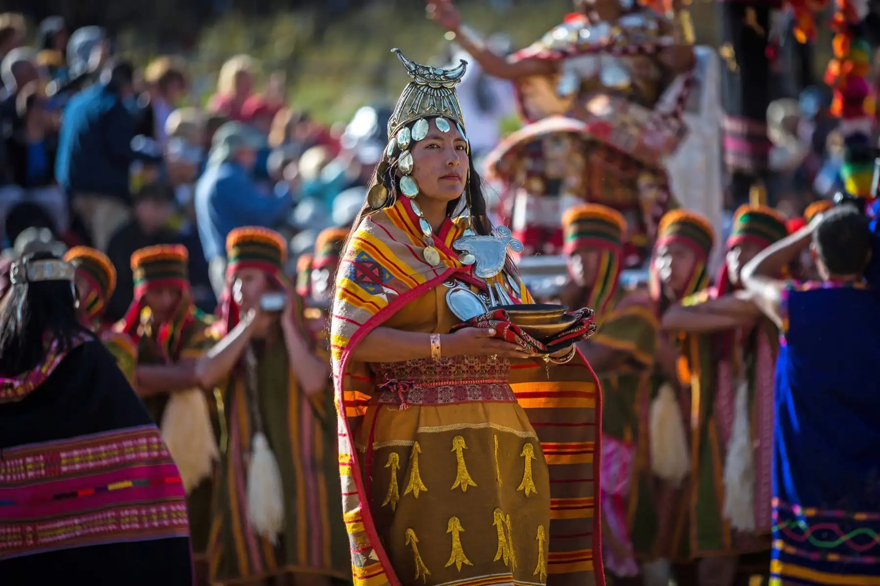 Tuvieron que transcurrir más de 400 años para que, en 1944, el Inti Raymi fuera reinstaurado en el Cusco con algunas variaciones respecto del rito original. Foto: ANDINA/EMUFEC