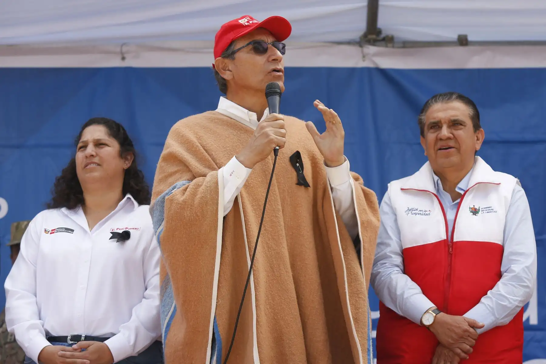 Jefe de Estado Martin Vizcarra presidió ceremonia de entrega de títulos de propiedad rural en la región La Libertad con motivo del Día del Campesino.Foto: ANDINA/Prensa Presidencia