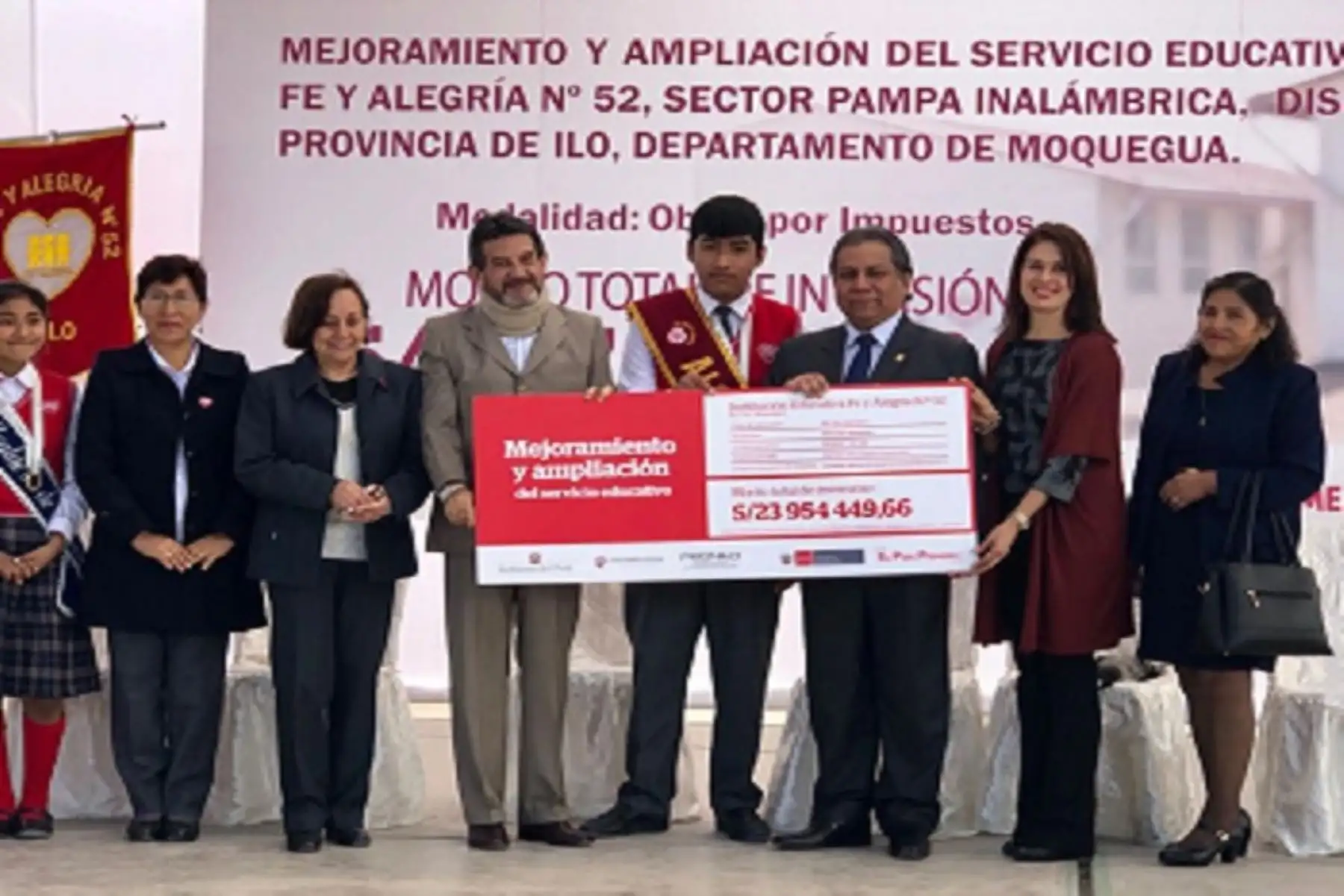 Trabajos de mejoramiento del colegio Fe y Alegría de Ilo costarán S/ 23 millones y estarán concluidos en junio del año 2021