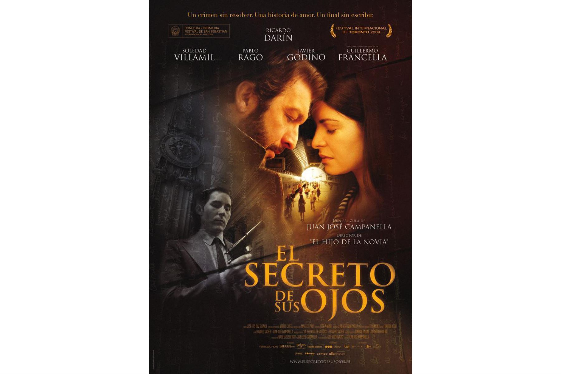 El secreto de sus ojos es una película argentina de drama y suspenso de 2009 dirigida por Juan José Campanella.En el 2010 se convirtió en la segunda película argentina en ganar el Óscar a la mejor película extranjera.
Foto: ANDINA/Difusión