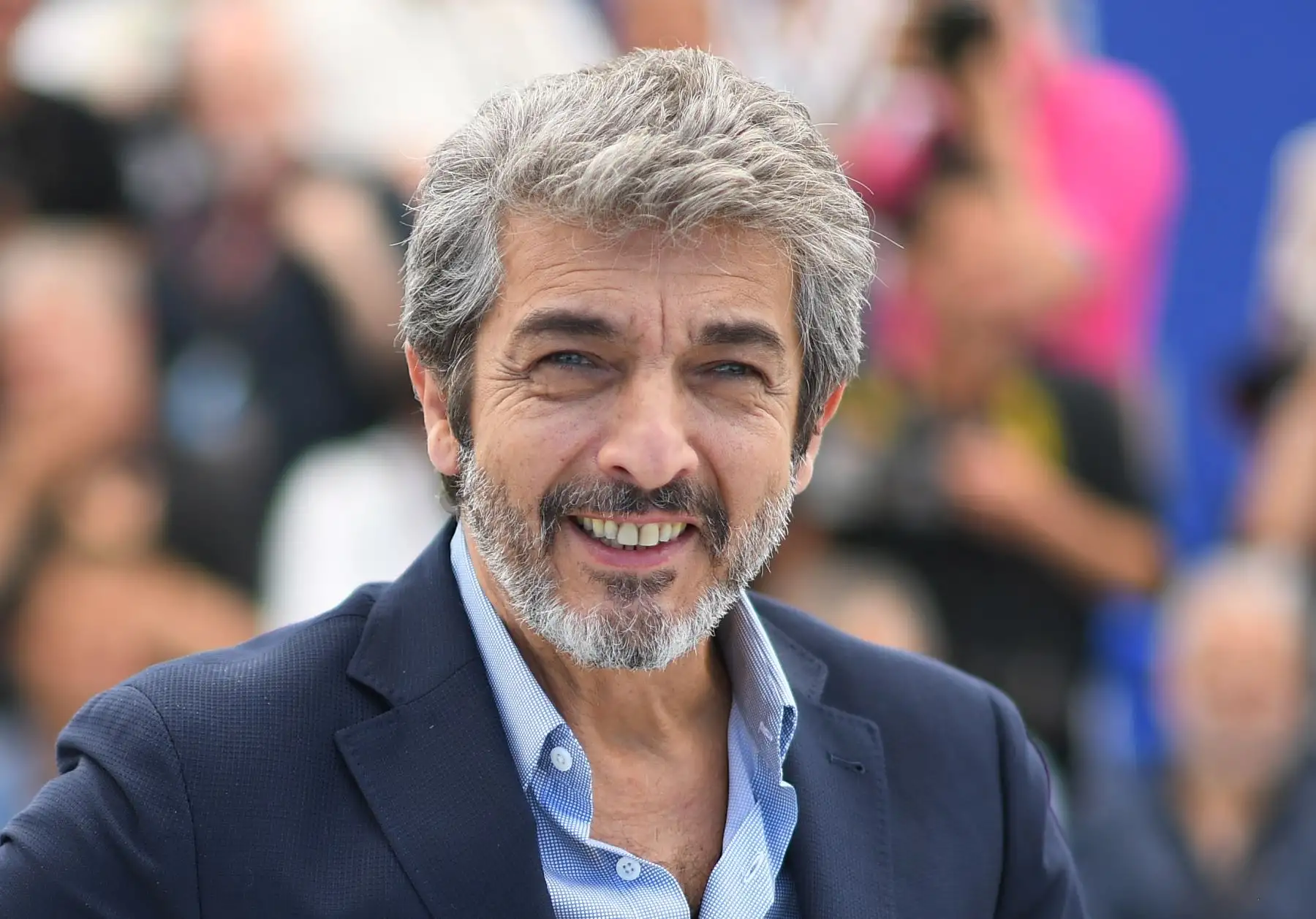 El actor argentino Ricardo Darin posa el 24 de mayo de 2017 durante una sesión fotográfica para la película "La Cordillera - El Presidente".
Foto: AFP