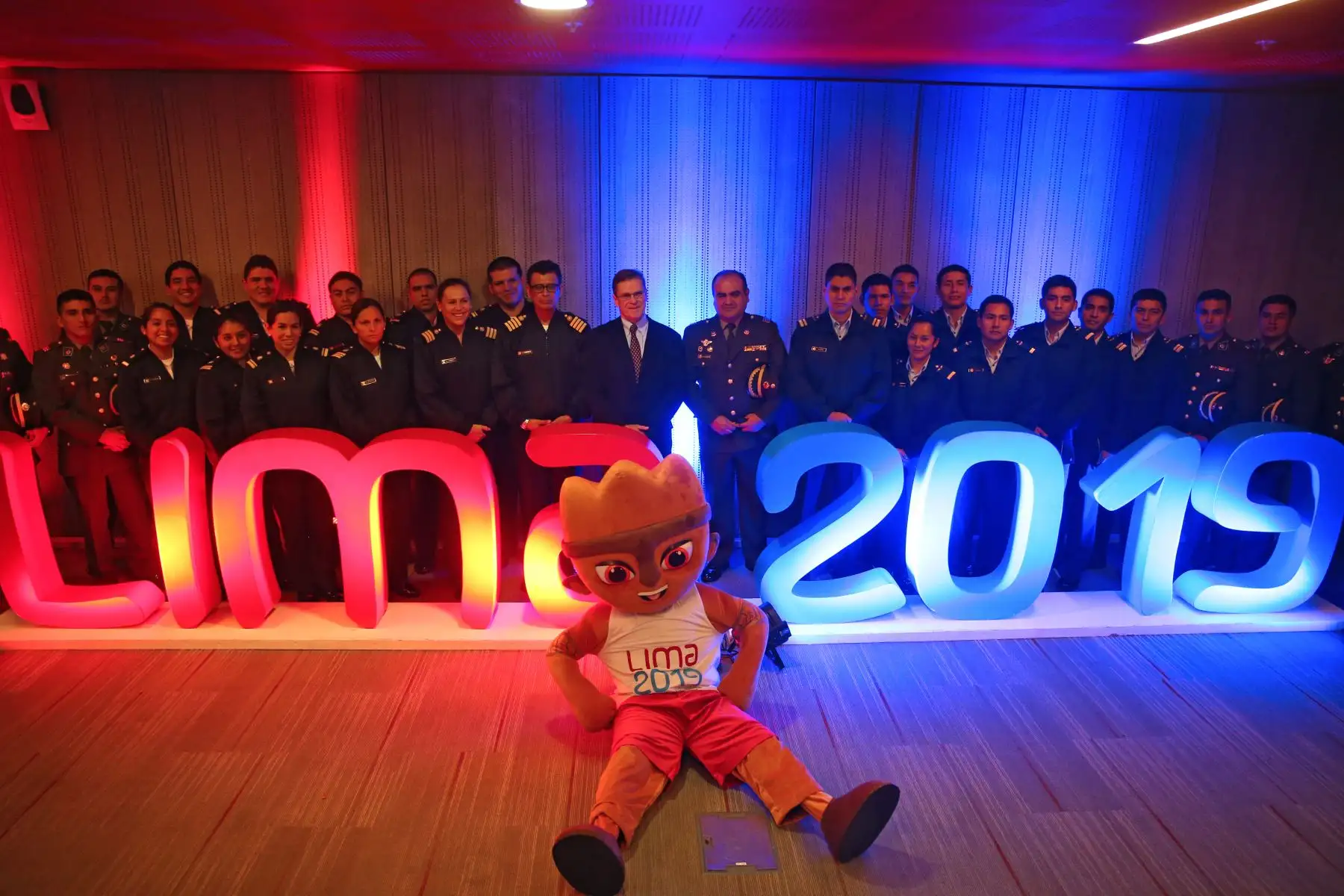 El comité organizador de los Juegos Lima 2019, presento las Antorchas Panamericana y Parapanamericana que recorrerá 26 ciudades de la costa,sierra y selva del país.Foto: ANDINA/Vidal Tarqui