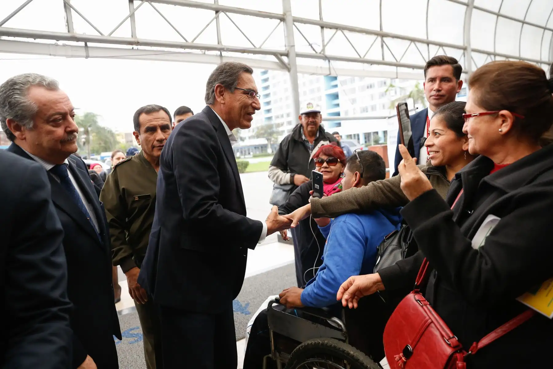 Presidente Martin Vizcarra clausuró programa de residentado médico del Hospital Edgardo Rebagliati. Foto:ANDINA/Prensa Presidencia