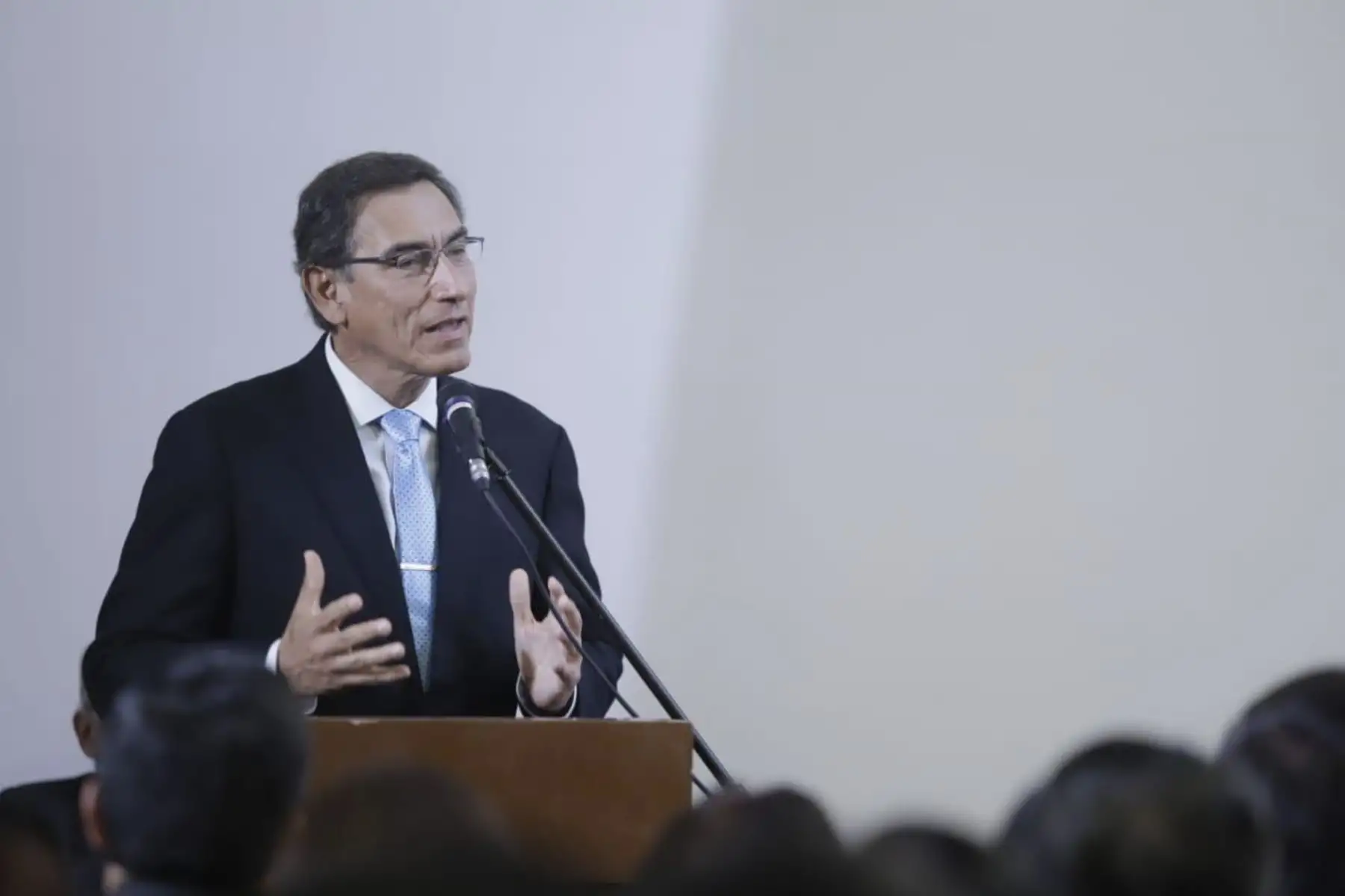 Jefe de Estado Martin Vizcarra participo en la ceremonia por el 135° aniversario de la Cámara de Comercio, Industria y Producción de Tacna.Foto: ANDINA/Prensa Presidencia