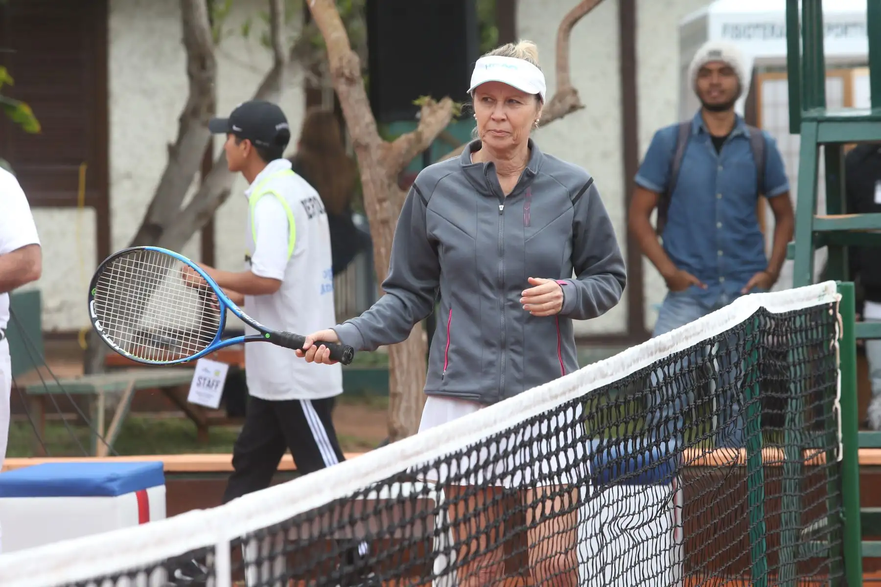 Con la presencia de; Sra. Mercedes Aráoz Fernández, Vicepresidenta del Perú , en el marco de los Juegos Panamericanos Lima 2019, la Municipalidad de Miraflores rinde homenaje a las leyendas del Tenis Peruano entre ellas   Laura Arraya.
Foto: ANDINA/Eddy Ramos