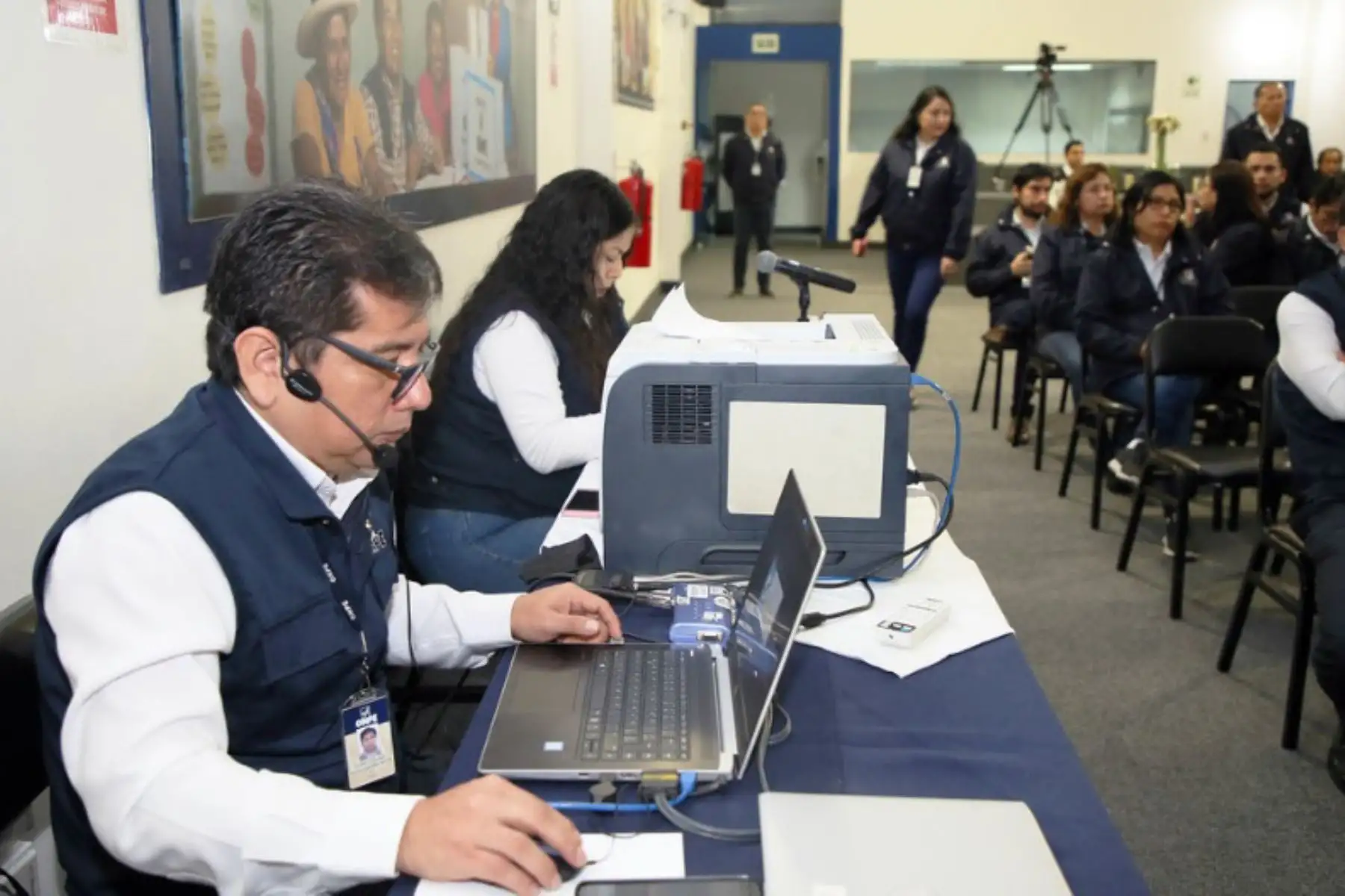 La ONPE desarrolló simulacro oficial del sistema de cómputo electoral para los comicios complementarios del 7 de julio.