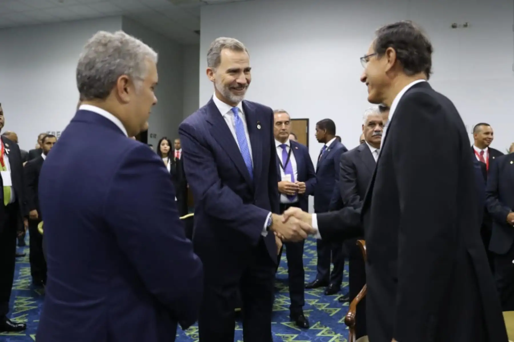 Jefe de Estado Martin Vizcarra, asiste a la ceremonia de asunción de mando del presidente electo de Panamá, Laurentino Cortizo Cohen. Foto: ANDINA/ Prensa Presidencia