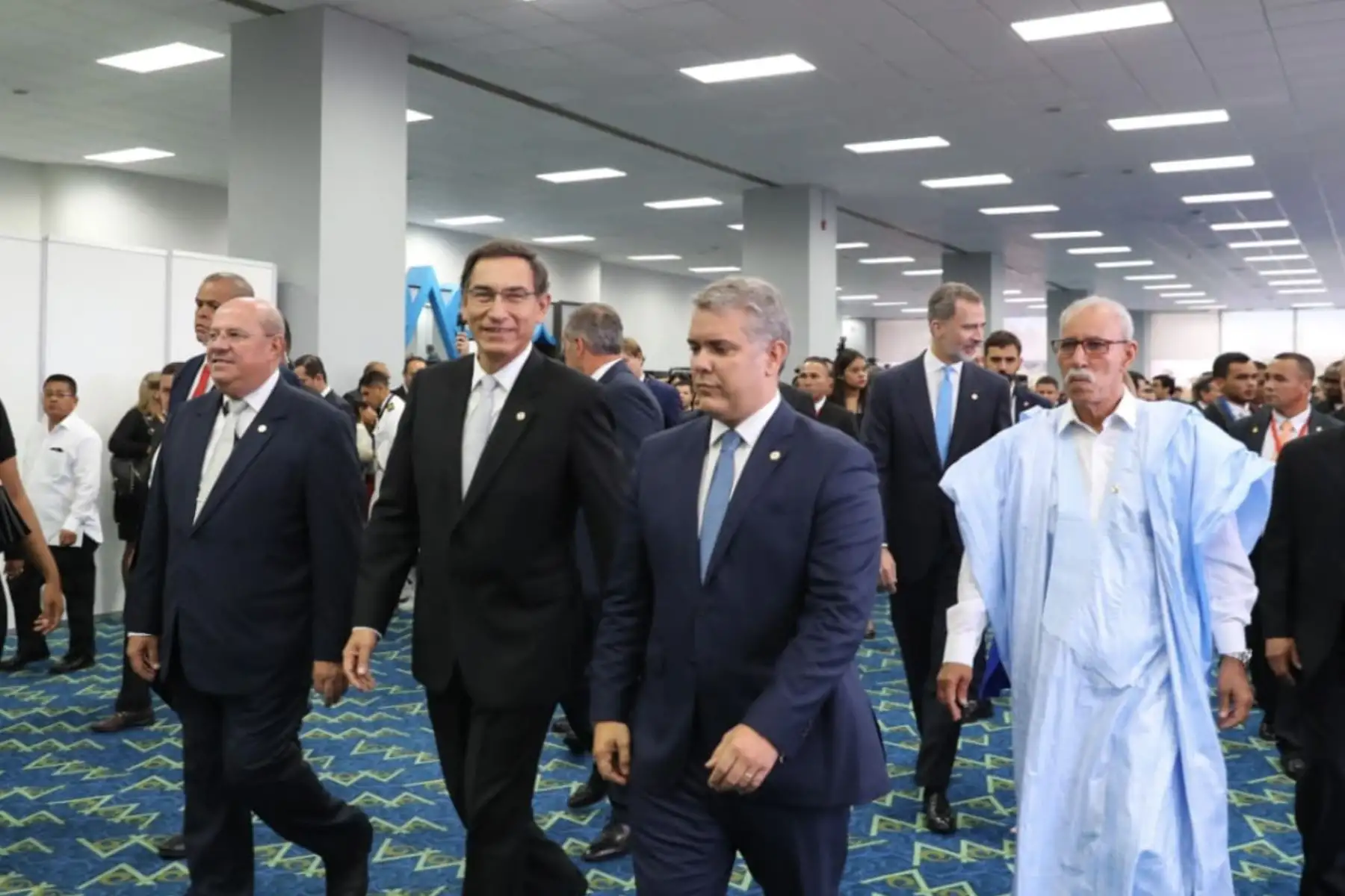 Presidente Vizcarra participa de la fotografía oficial con motivo de la asunción de mando del Presidente Cortizo en Panamá. Foto: ANDINA/Prensa Presidencia
