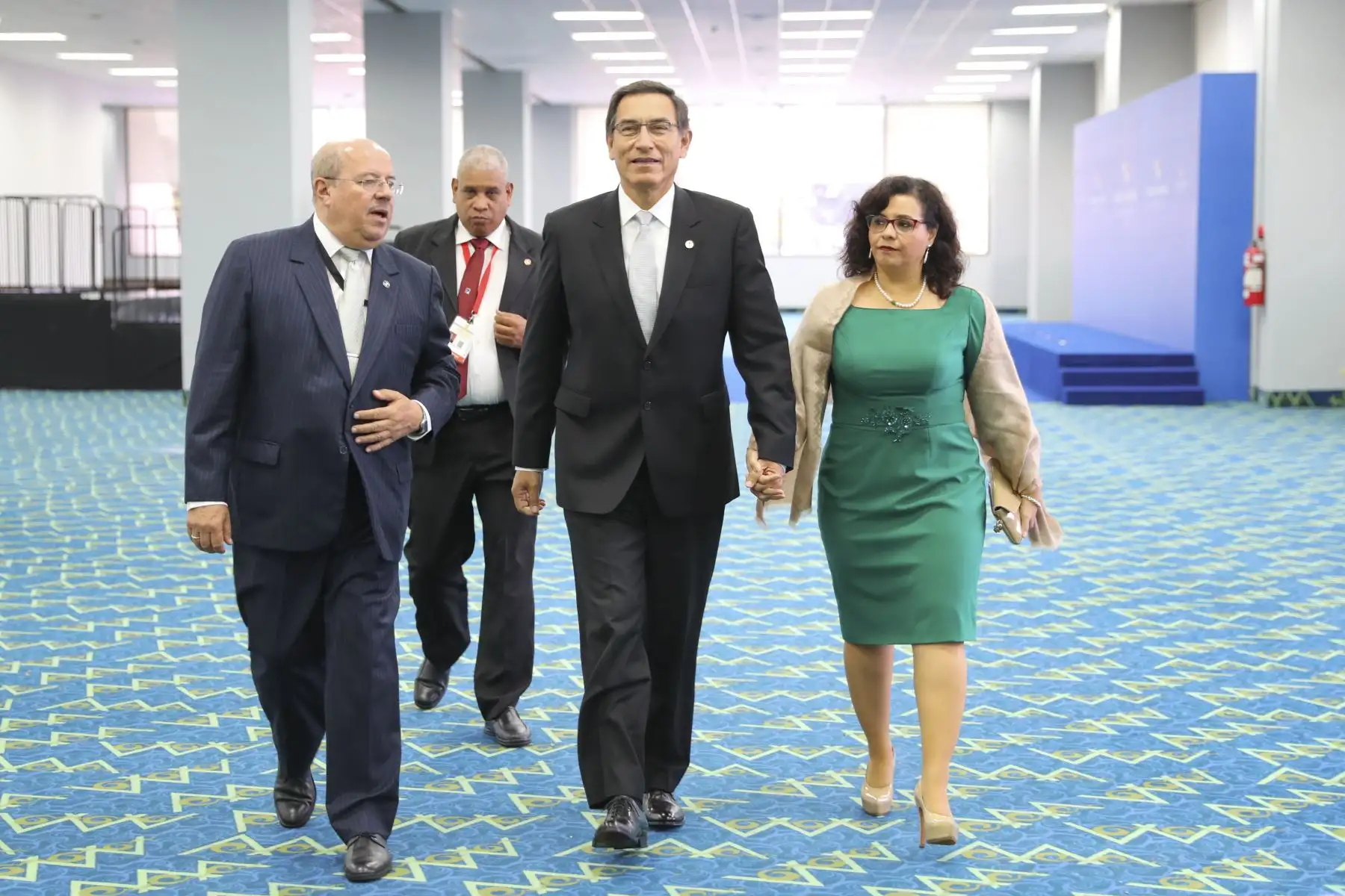 Presidente Vizcarra participa en asunción de mando del Presidente Cortizo en Panamá. 
Foto: ANDINA/Prensa Presidencia