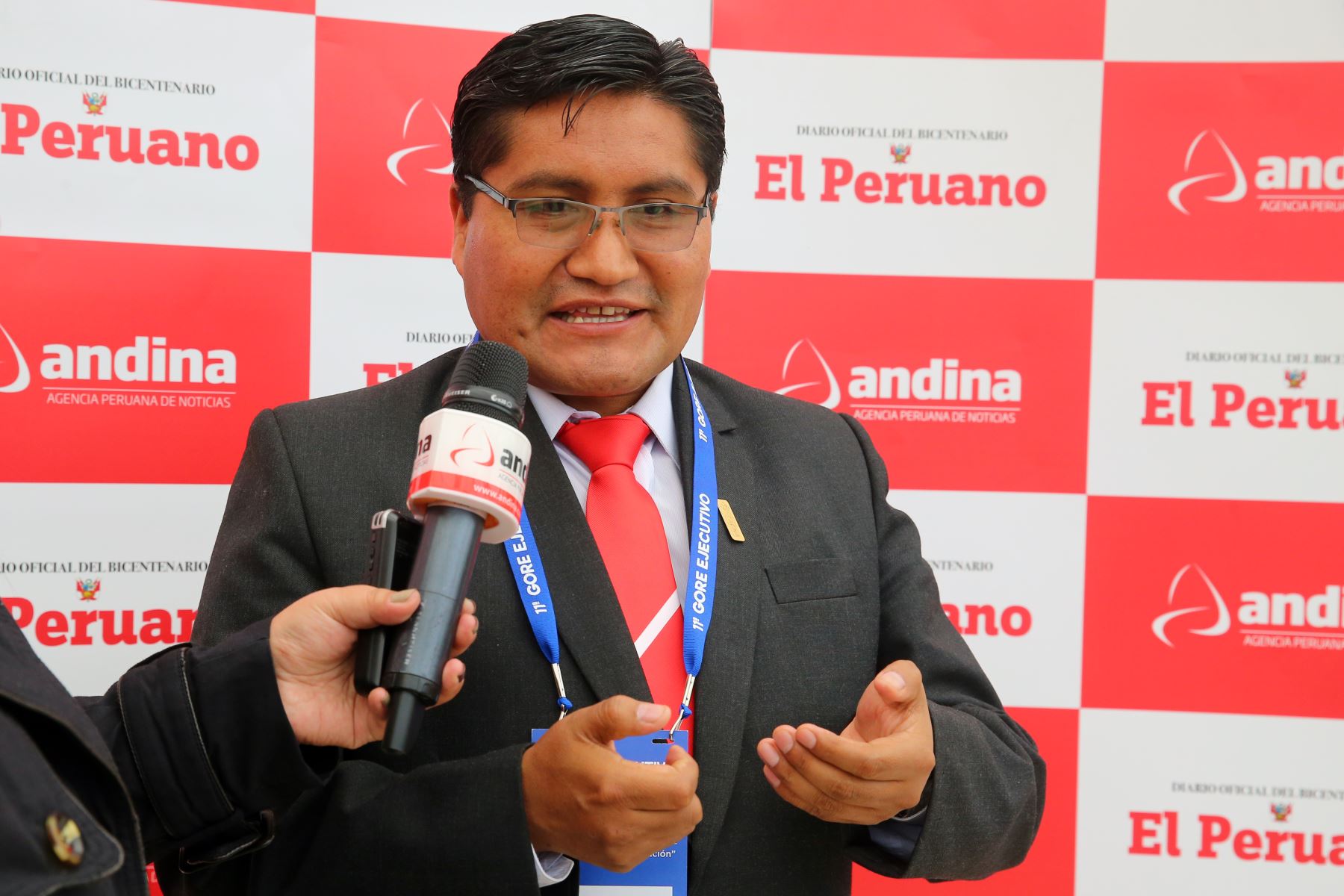 El gobernador regional de Tacna, Juan Tonconi, respaldó anuncio del presidente Martín Vizcarra de contar con una nueva ley de minería. Foto: ANDINA/Vidal Tarqui
