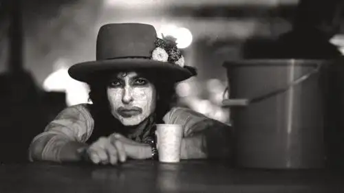 Bob Dylan en el documental de Martin Scorsese "Rolling Thunder Reveu"