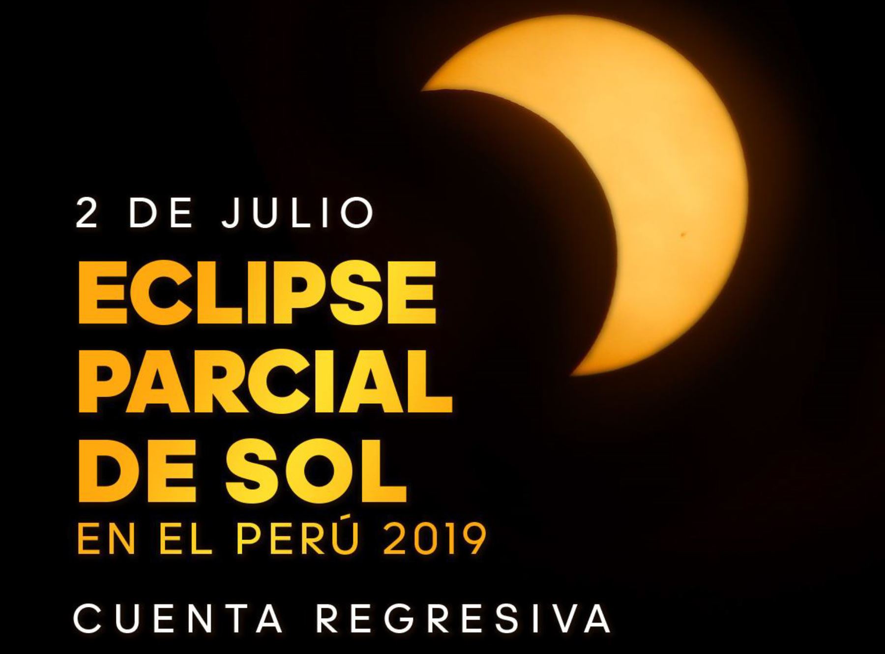 Eclipse parcial de sol en Perú