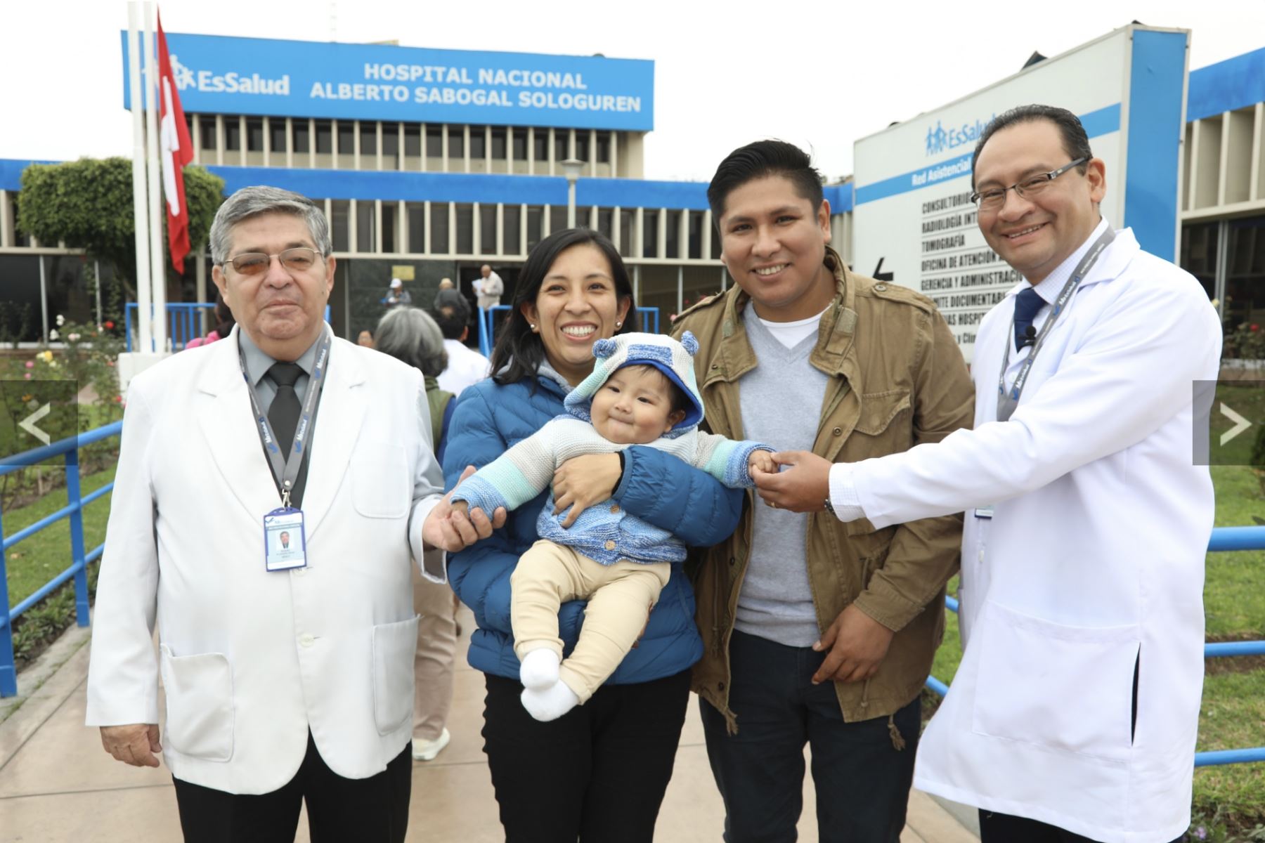Especialistas en medicina fetal salvaron la vida de bebé que fue operado dentro del vientre de su madre, y hoy goza de buena salud. ANDINA/Difusión