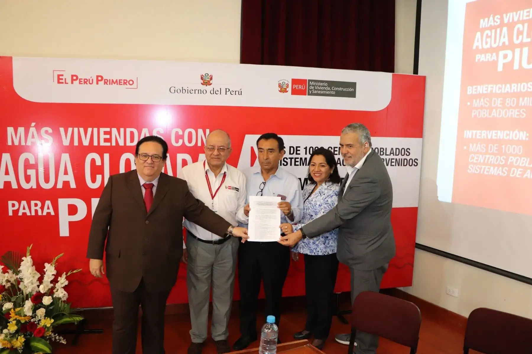 La implementación de la estrategia de cloración de agua beneficiará a más de 86,000 habitantes de la región Piura.