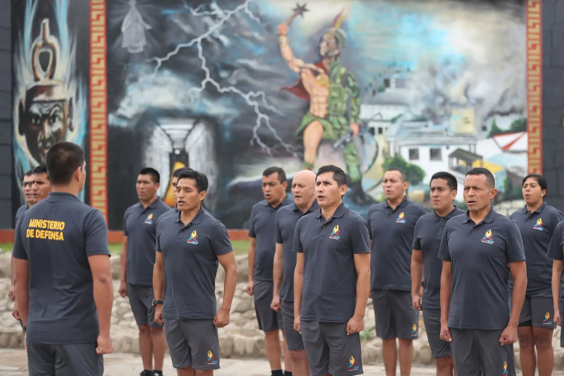 Comandos de las fuerzas armadas darán seguridad a los portadores de la antorcha Panamericana. Foto: ANDINA/ MINDEF