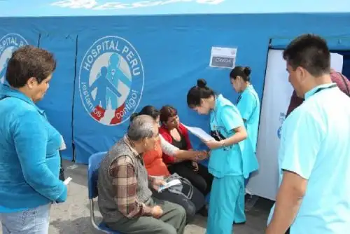 Personal asistencial del Hospital Perú del Seguro Social de Salud (EsSalud) brinda desde hoy hasta el miércoles 10 de julio, atención médica y realiza procedimientos a niños, gestantes, adultos y adultos mayores de la ciudad de Chachapoyas, en la región Amazonas.