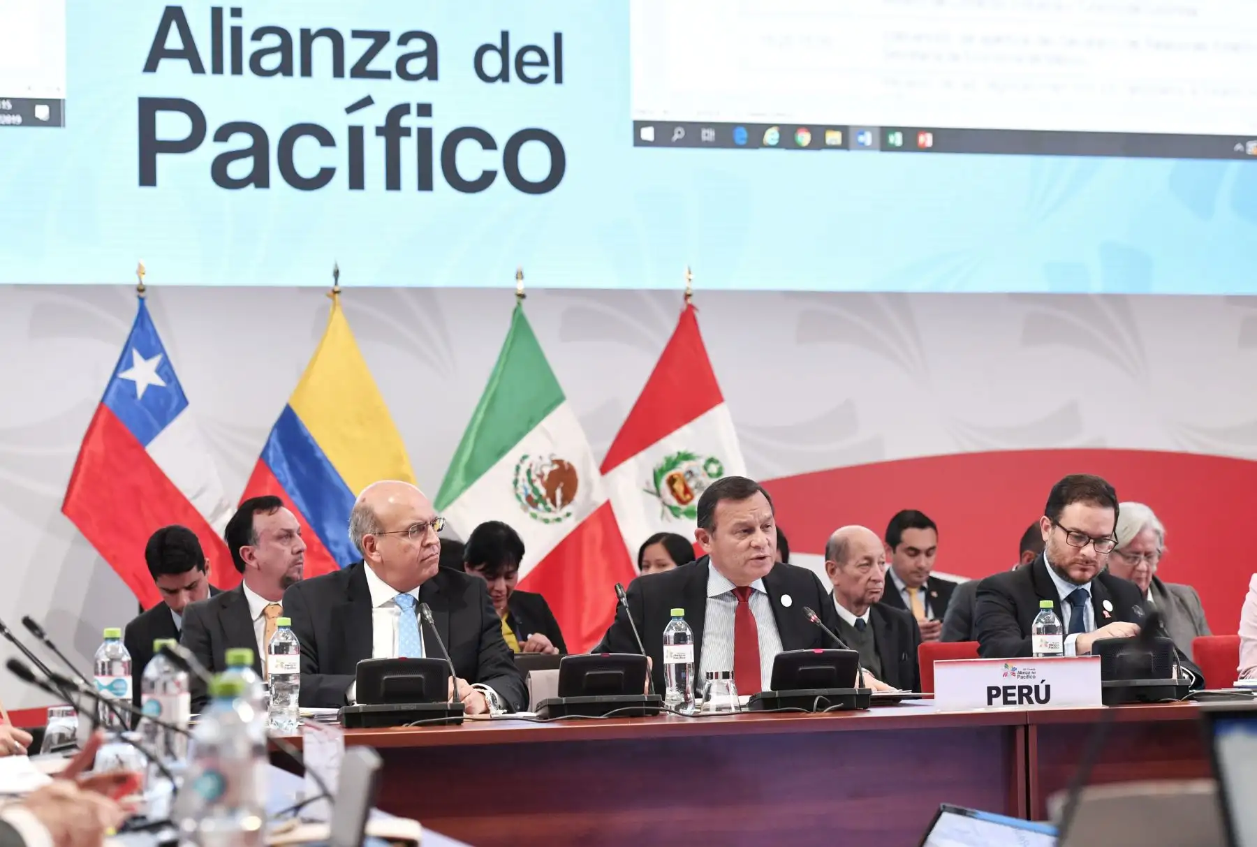 Los titulares de Relaciones Exteriores y de Comercio Exterior participaron en la XXII Reunión del Consejo de Ministros de la Alianza del Pacífico.Foto: ANDINA/MRE