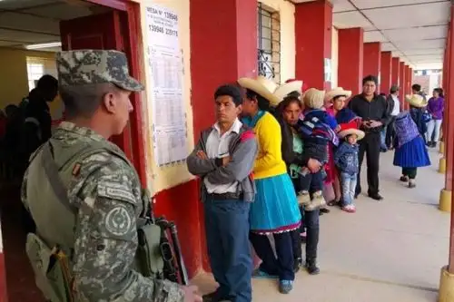 Más de 700 miembros de FFAA garantizarán seguridad durante las elecciones municipales complementarias.