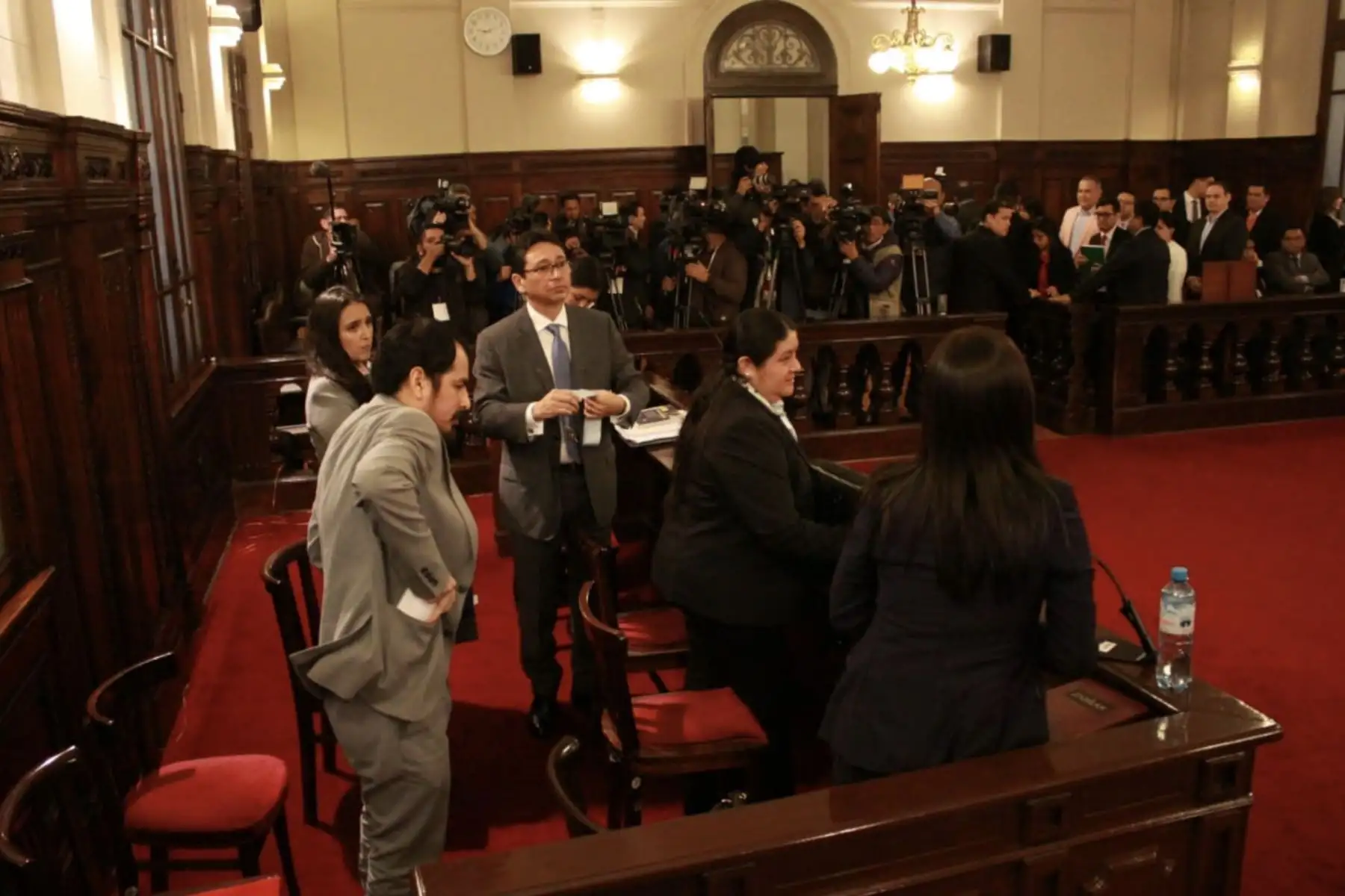 Sala Penal Permanente de Corte Suprema suspende audiencia de casación solicitada por Keiko Fujimori y otros por inhibición de juez supremo Jorge Castañeda Espinoza. Foto: Twitter/ Poder Judicial