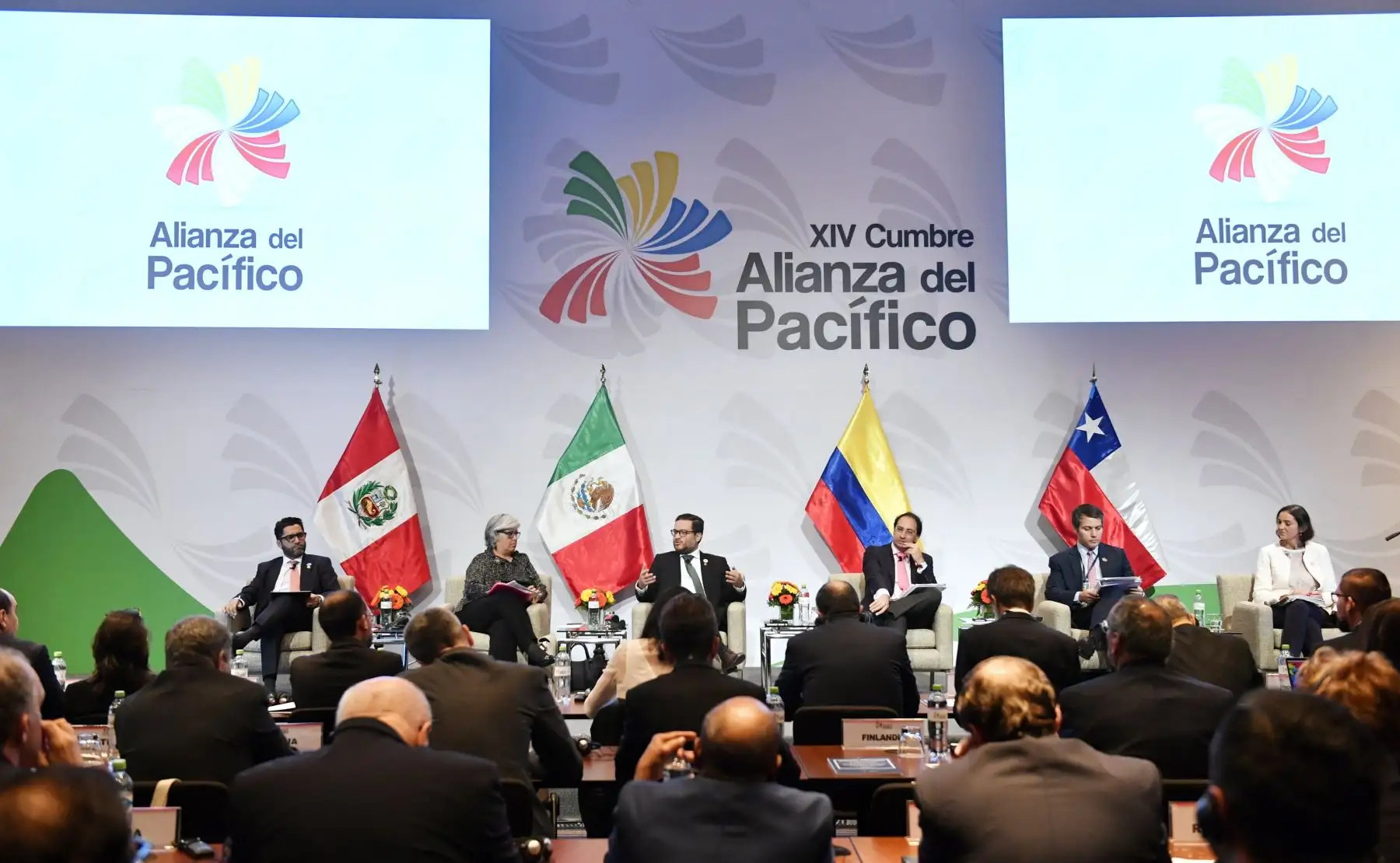 Mesa de Trabajo de Ministros de Comercio de la Alianza del Pacífico, con Estados Observadores.Foto: ANDINA/MRE