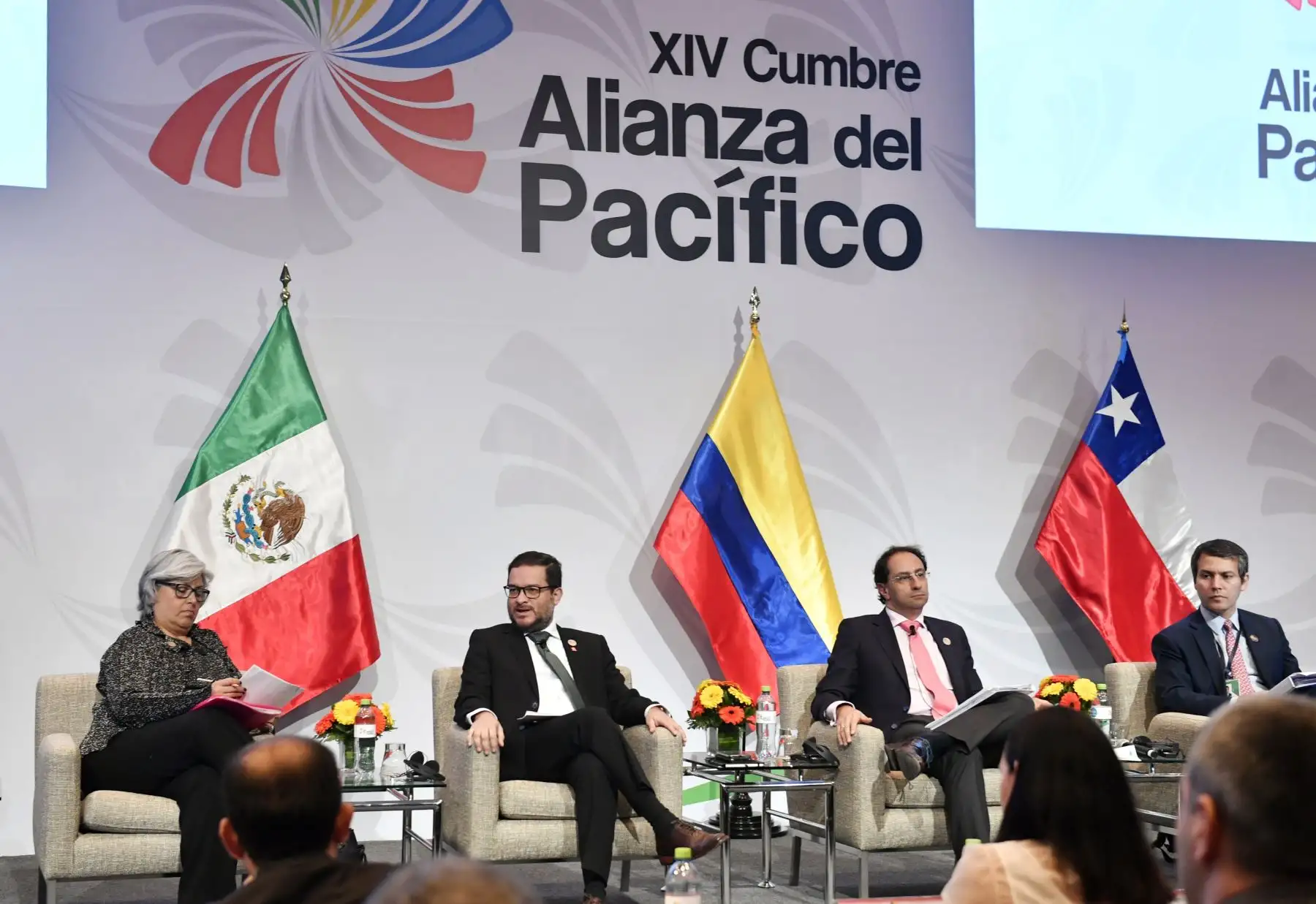 Mesa de Trabajo de Ministros de Comercio de la Alianza del Pacífico, con Estados Observadores.Foto: ANDINA/MRE