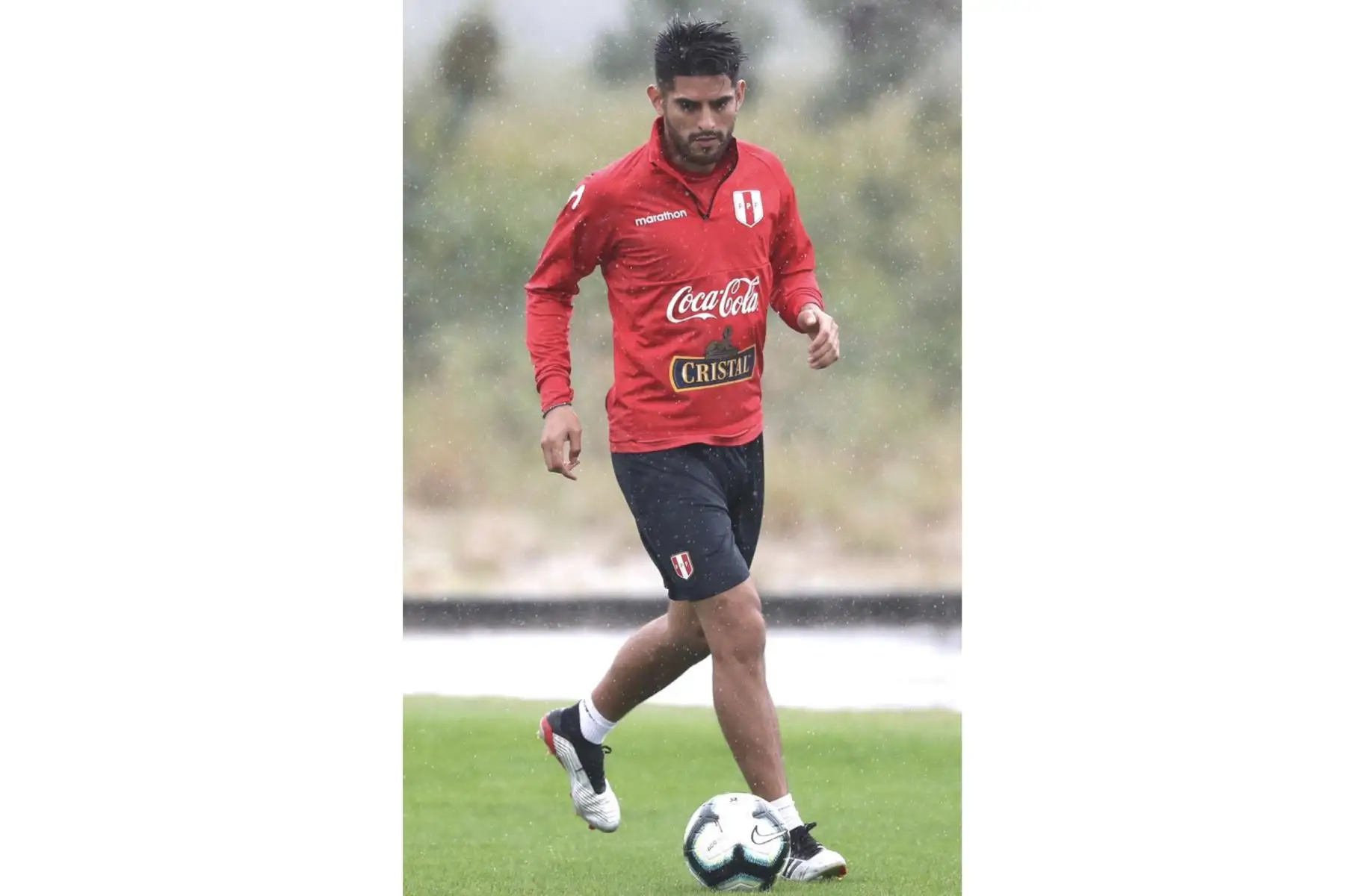 La Selección peruana entrenó en el CT Fluminense de Río de Janeiro, mentalizada en la gran final de la Copa America. Foto: ANDINA/ FPF