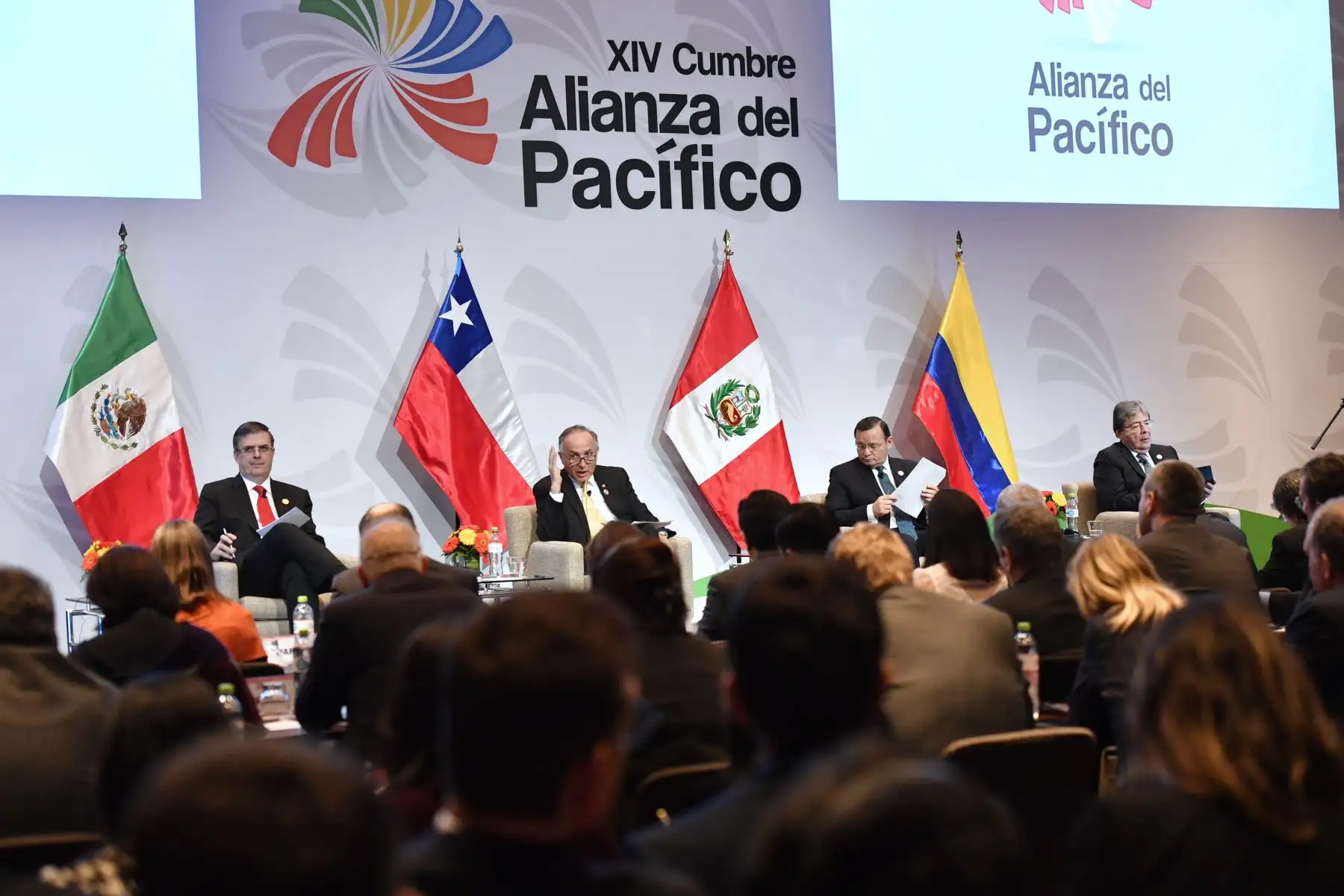 Mesa de Trabajo de Ministros de Relaciones Exteriores de la Alianza del Pacífico con Estados Observadores.Foto: ANDINA/MRE
