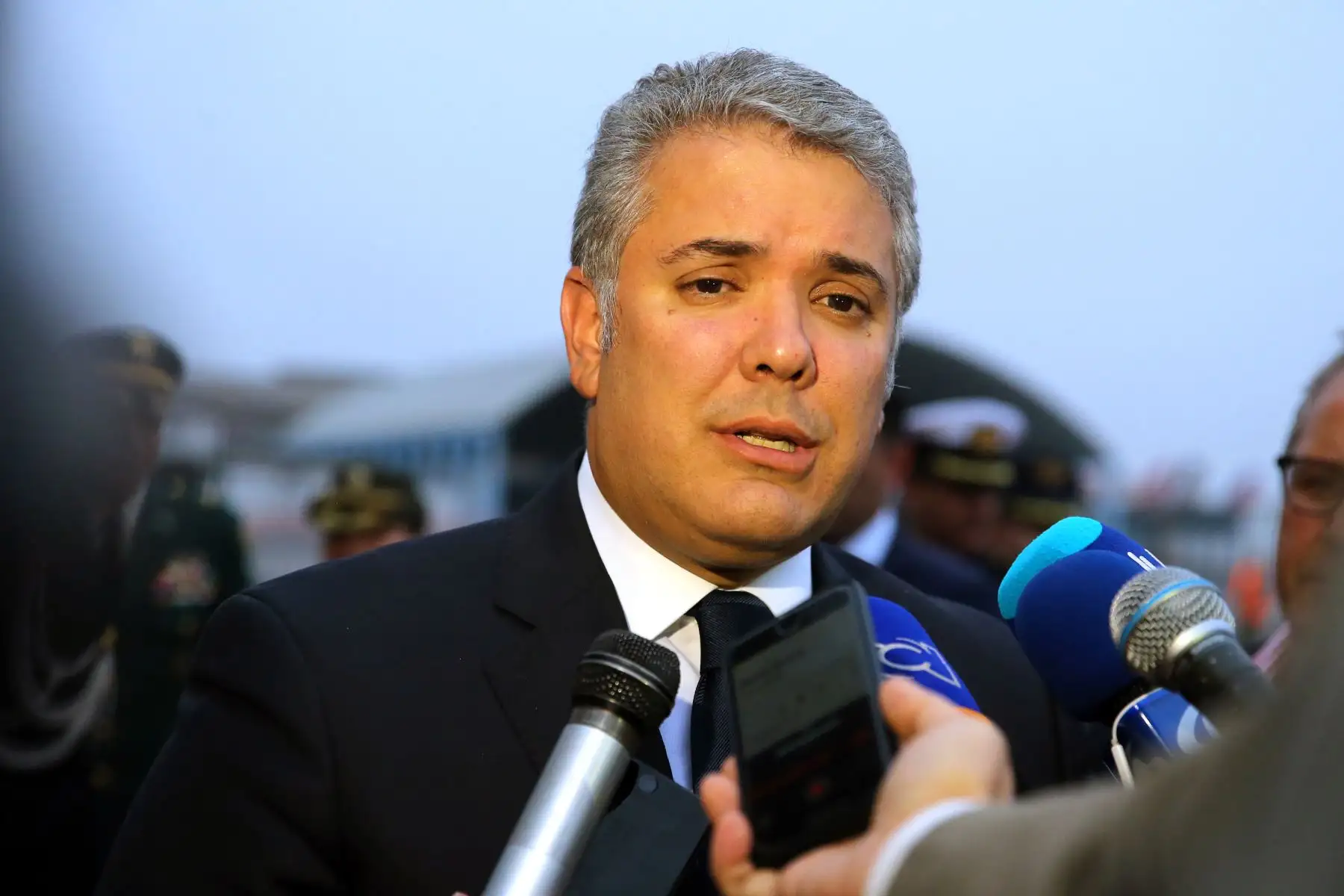 Llegada a Lima del presidente de Colombia, Iván Duque Márquez , quien participará en la  XIV Cumbre Alianza Pacífico.Foto: ANDINA/Vidal Tarqui