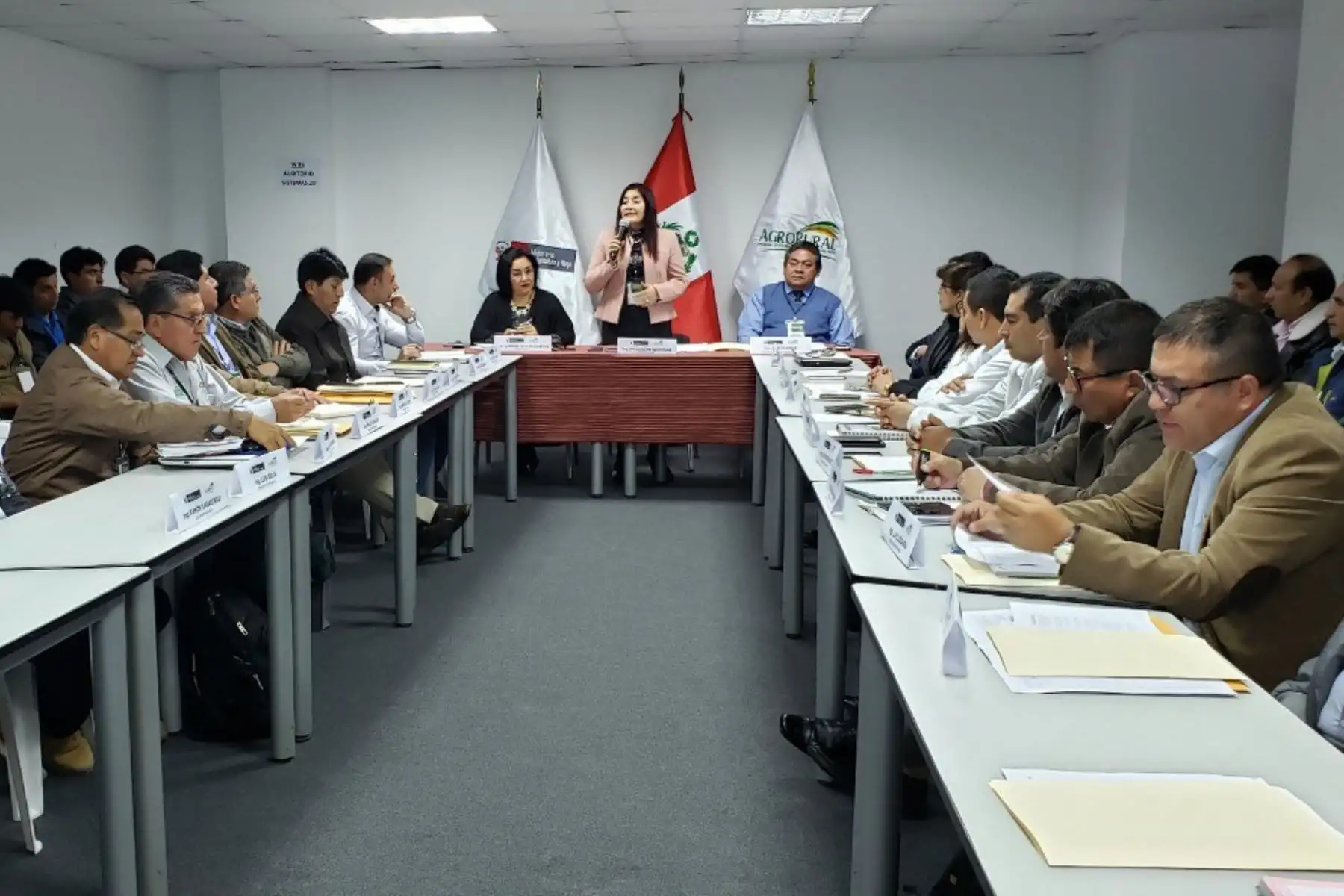 Primer Encuentro de Directores Zonales y Especialistas en Infraestructura de Riego, organizada por Agro Rural.