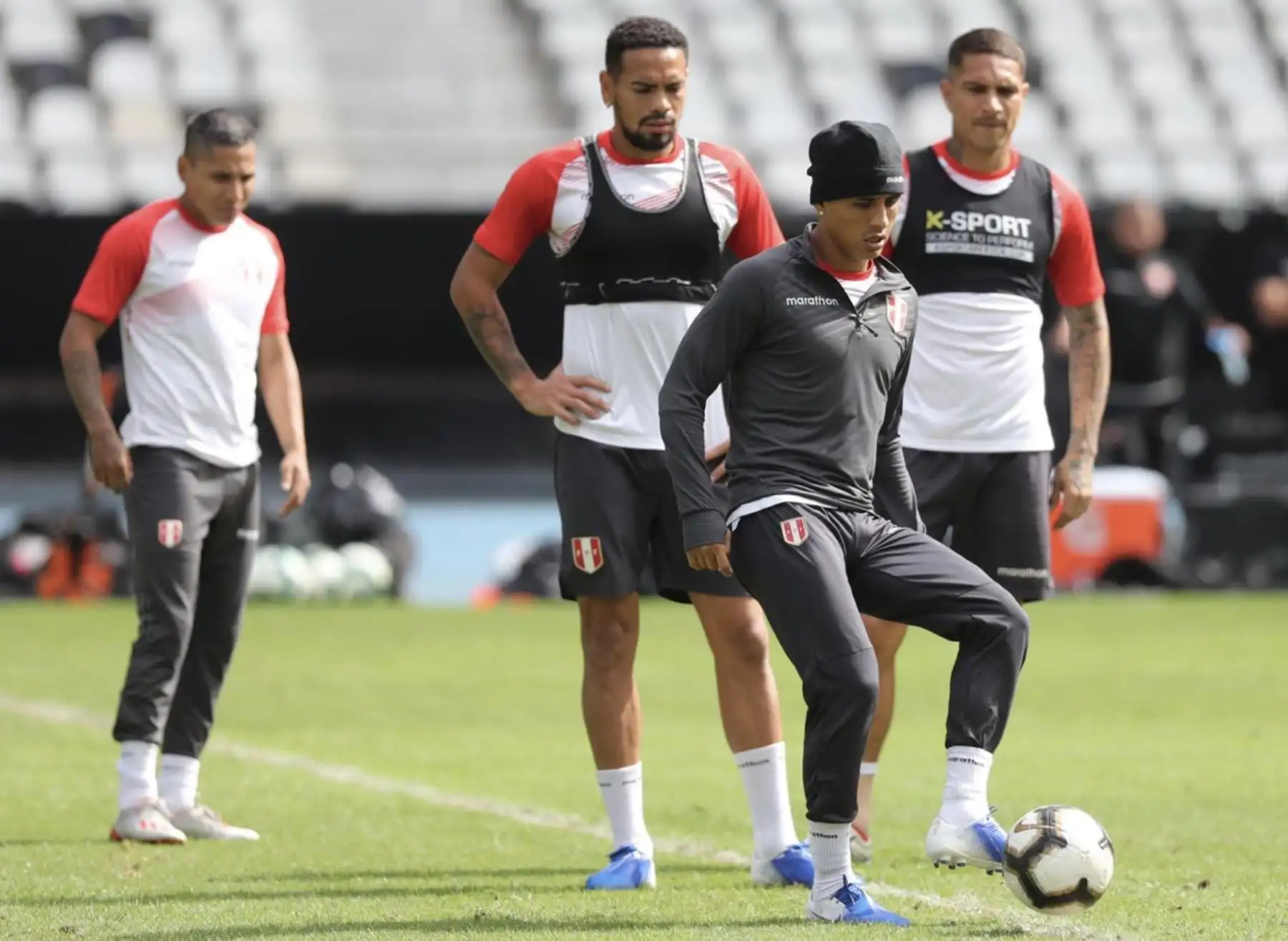 Selección Peruana entrena en el estadio Nilton Santos del Botafogo con miras al partido ante Brasil por la final de la Copa América 2019.
Foto: FPF