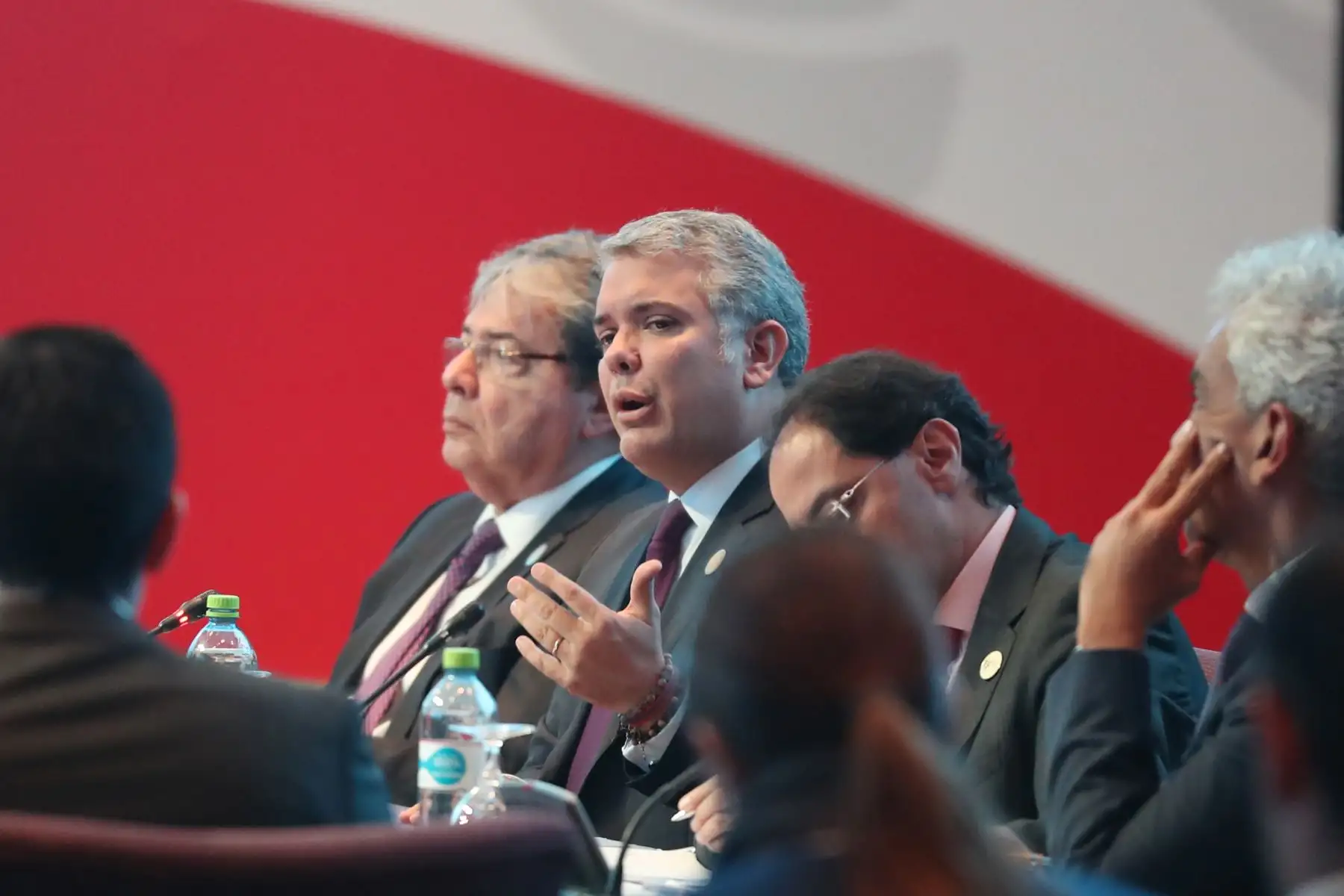 Presidente de Colombia Iván Duque durante su participación en la   XIV Cumbre de la Alianza del Pacífico. Foto: ANDINA/Melina Mejía