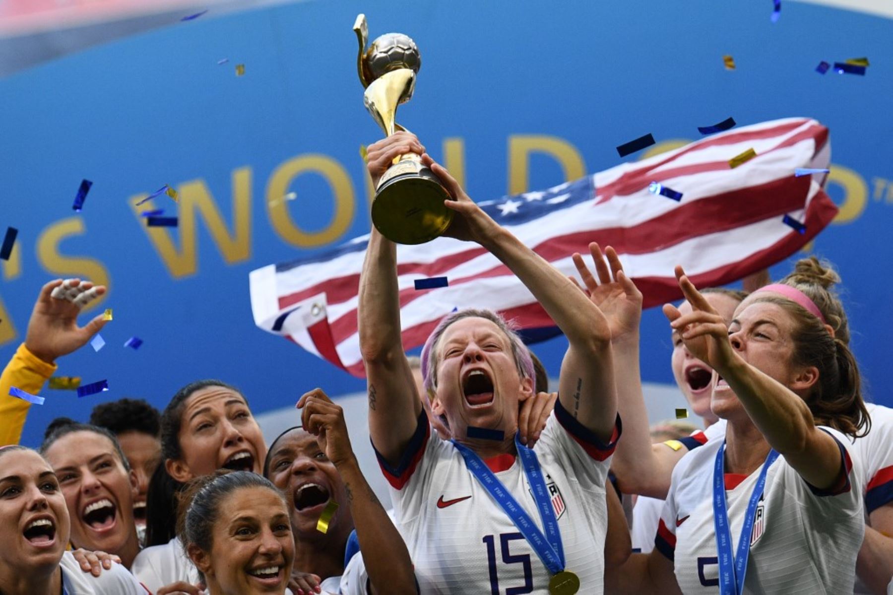 Estados Unidos se proclamó campeón mundial femenino al derrotar 2-0 a Holanda