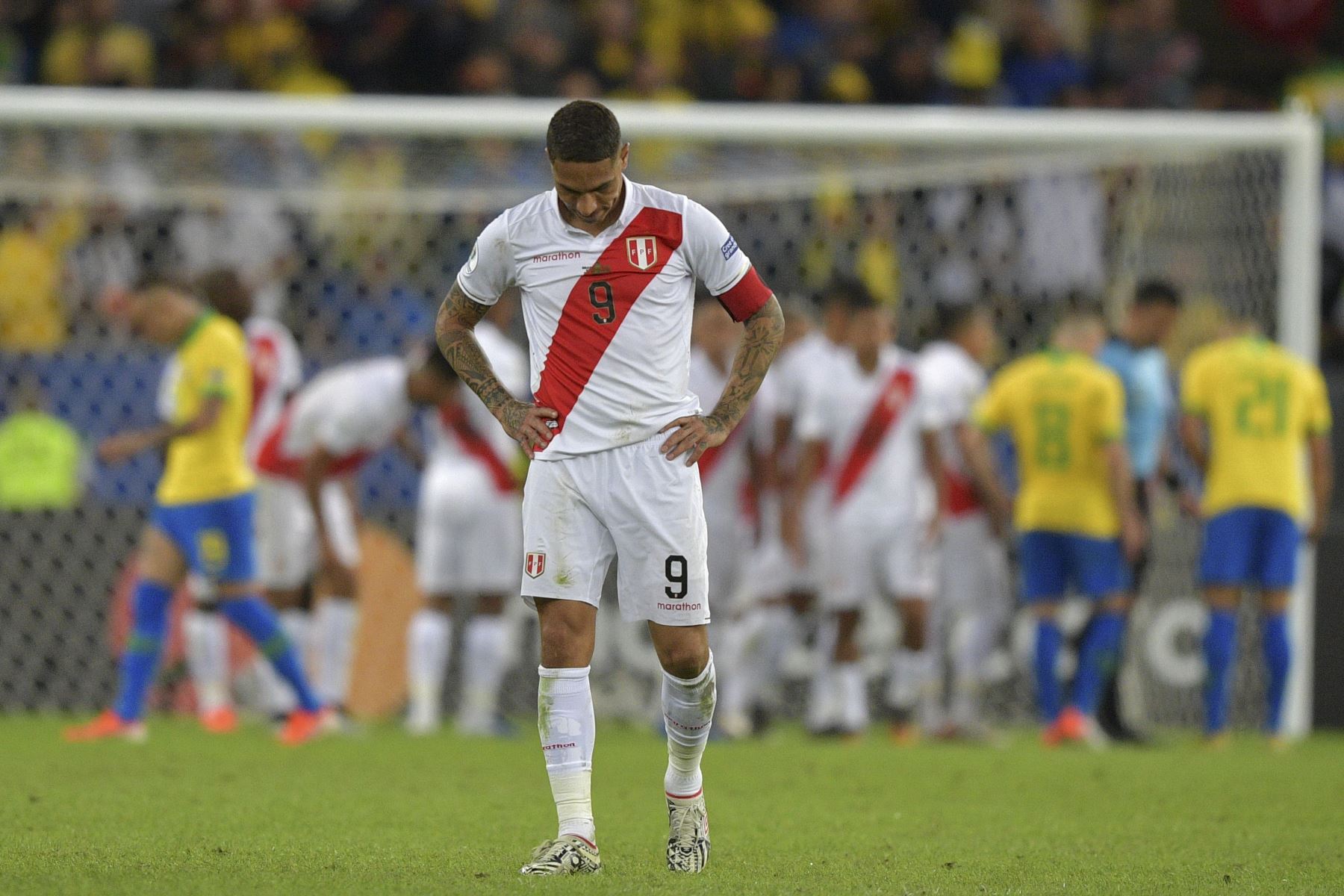 Paolo Guerrero es el delantero del Internacional de Brasil. AFP