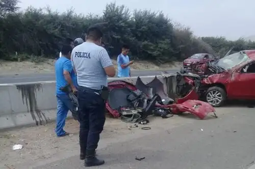Accidente vial en la Panamericana Norte deja herido de gravedad a fiscal de Nuevo Chimbote, Billy Marvin Valderrama Miranda. ANDINA/Difusión