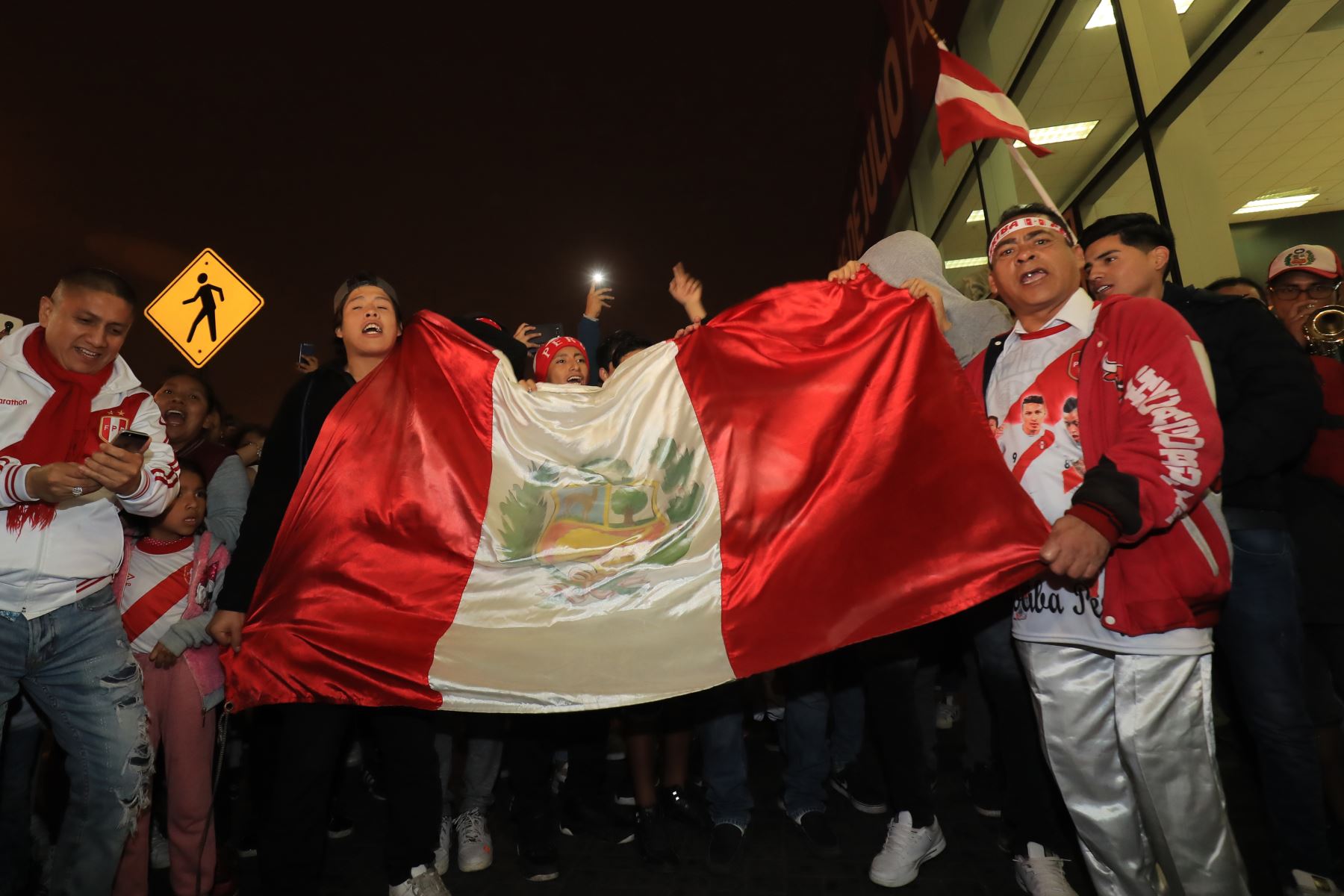Jugadores peruanos fueron recibidos como héroes a su llegada a Lima. Foto: ANDINA/ Juan Carlos Guzman