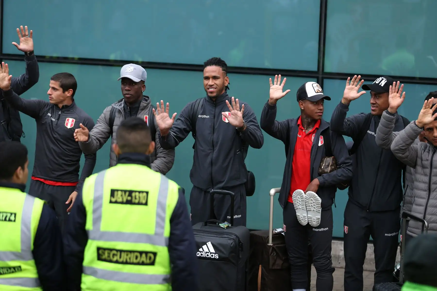 Llegada de la selección peruana a Lima. Foto: AFP