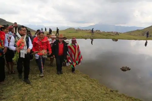 Ministerio de Agricultura y Riego construirá 160 qochas que aportarán agua a la agricultura familiar de las regiones Áncash, Apurímac, Ayacucho, Cusco y Huancavelica. ANDINA/Difusión