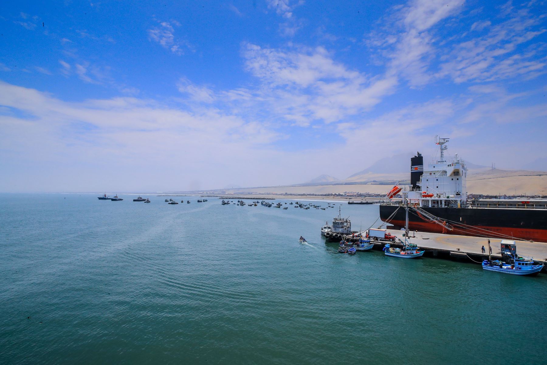 Más de un millón de peruanos se beneficiarán con las obras de remodelación y ampliación del puerto de Salaverry, en La Libertad.