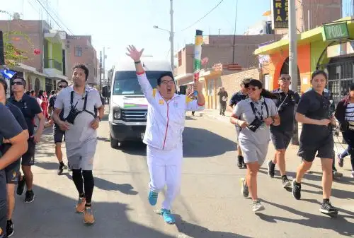 La Antorcha Panamericana ya llegó a Nasca y continuará su camino por todo el país