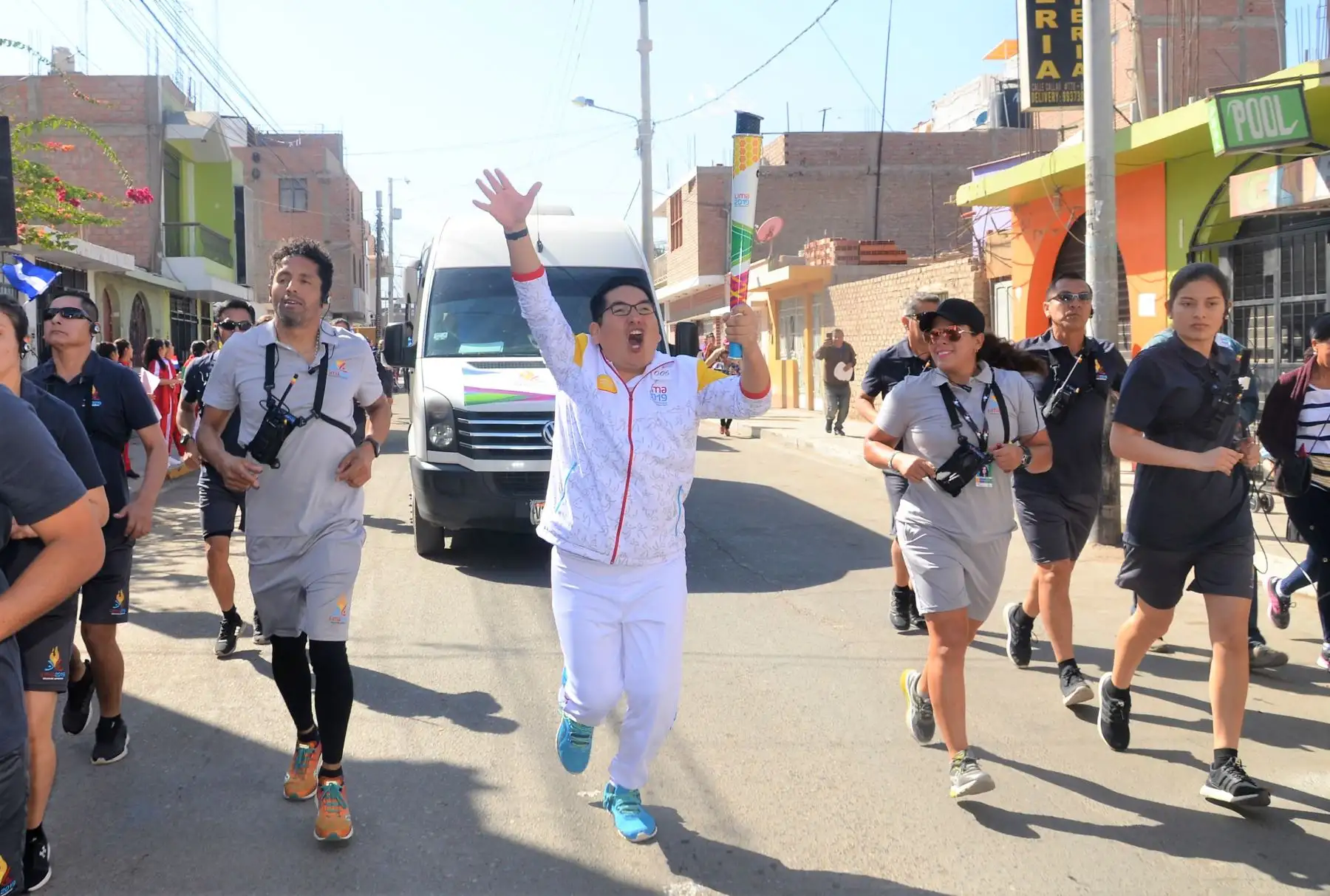 La Antorcha Panamericana ya llegó a Nasca y continuará su camino por todo el país