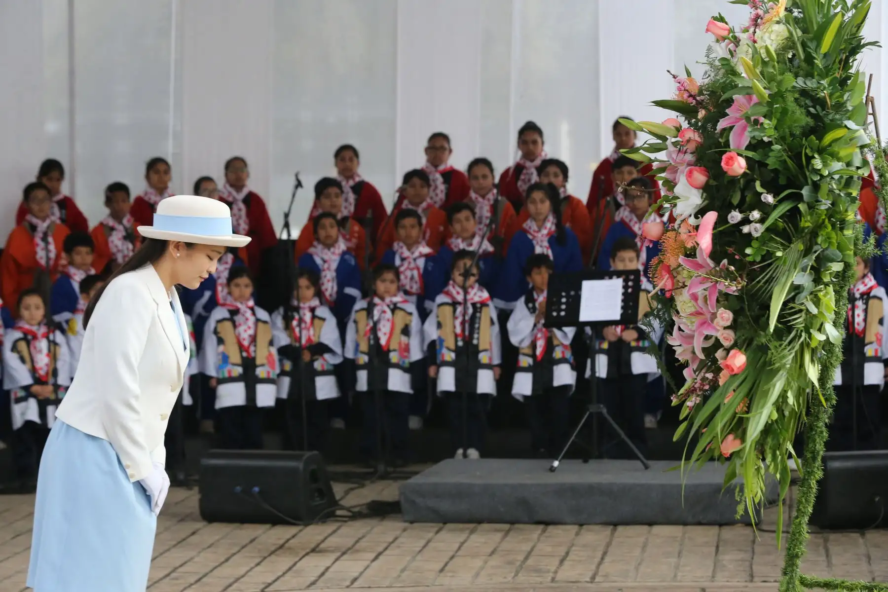 La Princesa Mako, participa de la conmemoración de los 120 Años de la Inmigración Japonesa al Perú. Foto: ANDINA/ Norman Córdova