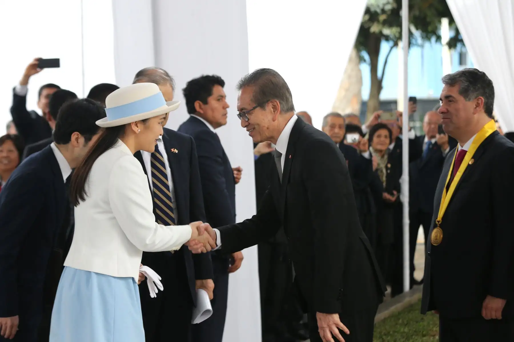 La Princesa Mako, participa de la conmemoración de los 120 Años de la Inmigración Japonesa al Perú. Foto: ANDINA/ Norman Córdova